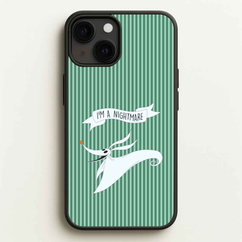 Stripey I'm A Nightmare iPhone 13 Mini Case