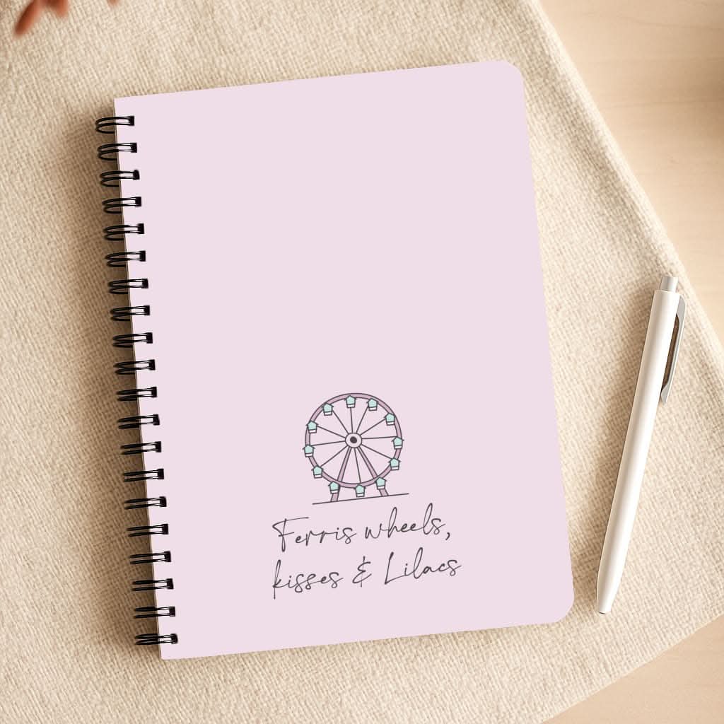 Ferris Wheels, Kisses & Lilacs Notepad