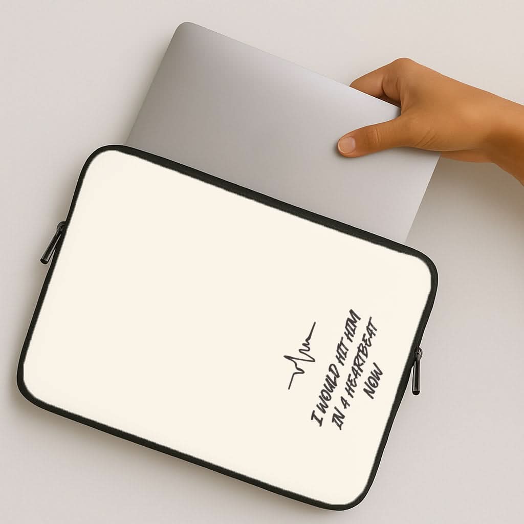 I Would Hit Him In A Heartbeat Now MacBook Cover