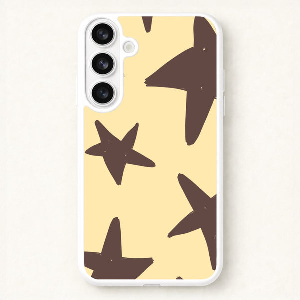 Vanilla & Chocolate Stars Galaxy S26 Plus Case