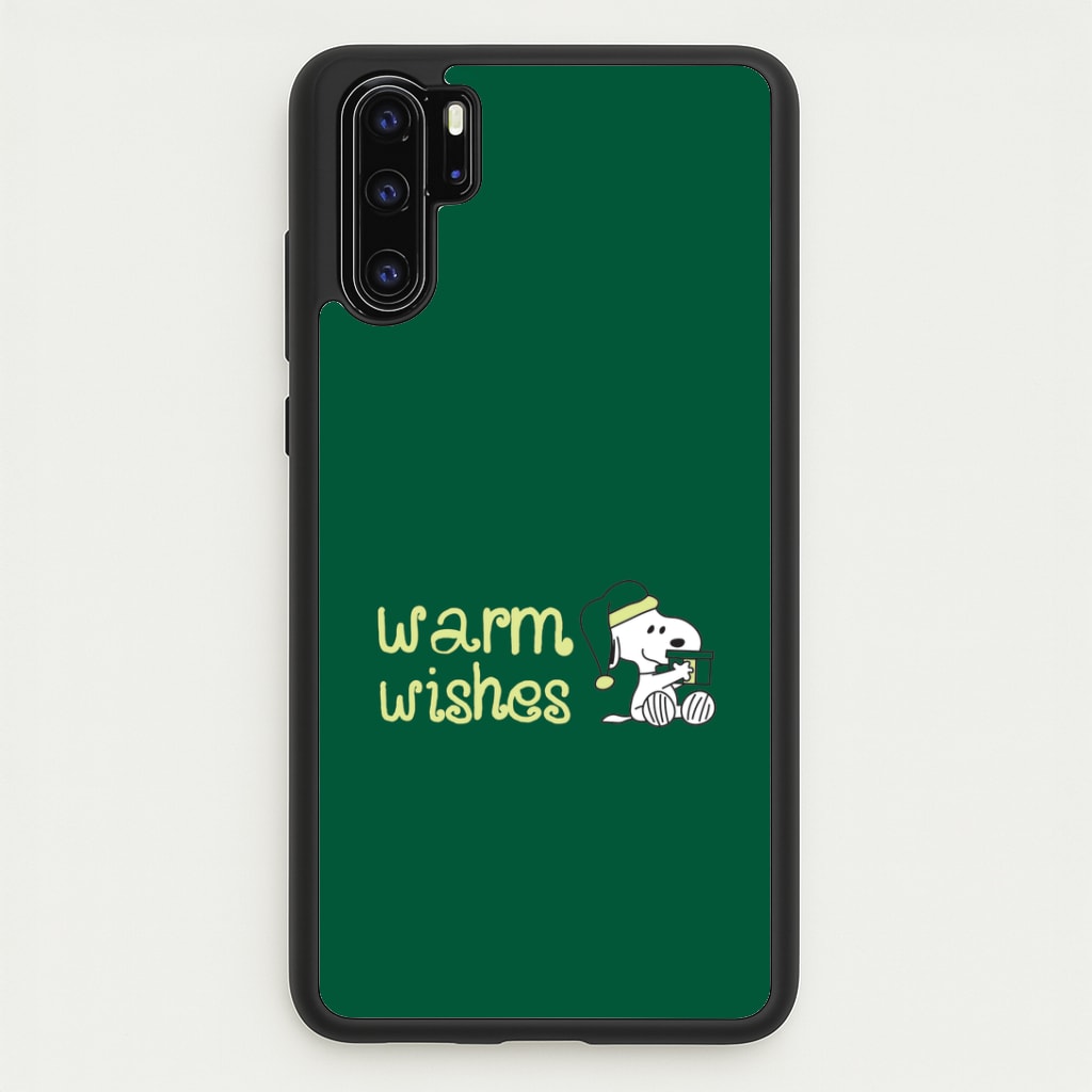 Cartoon Beagle Warm Wishes Huawei P30 Pro Case
