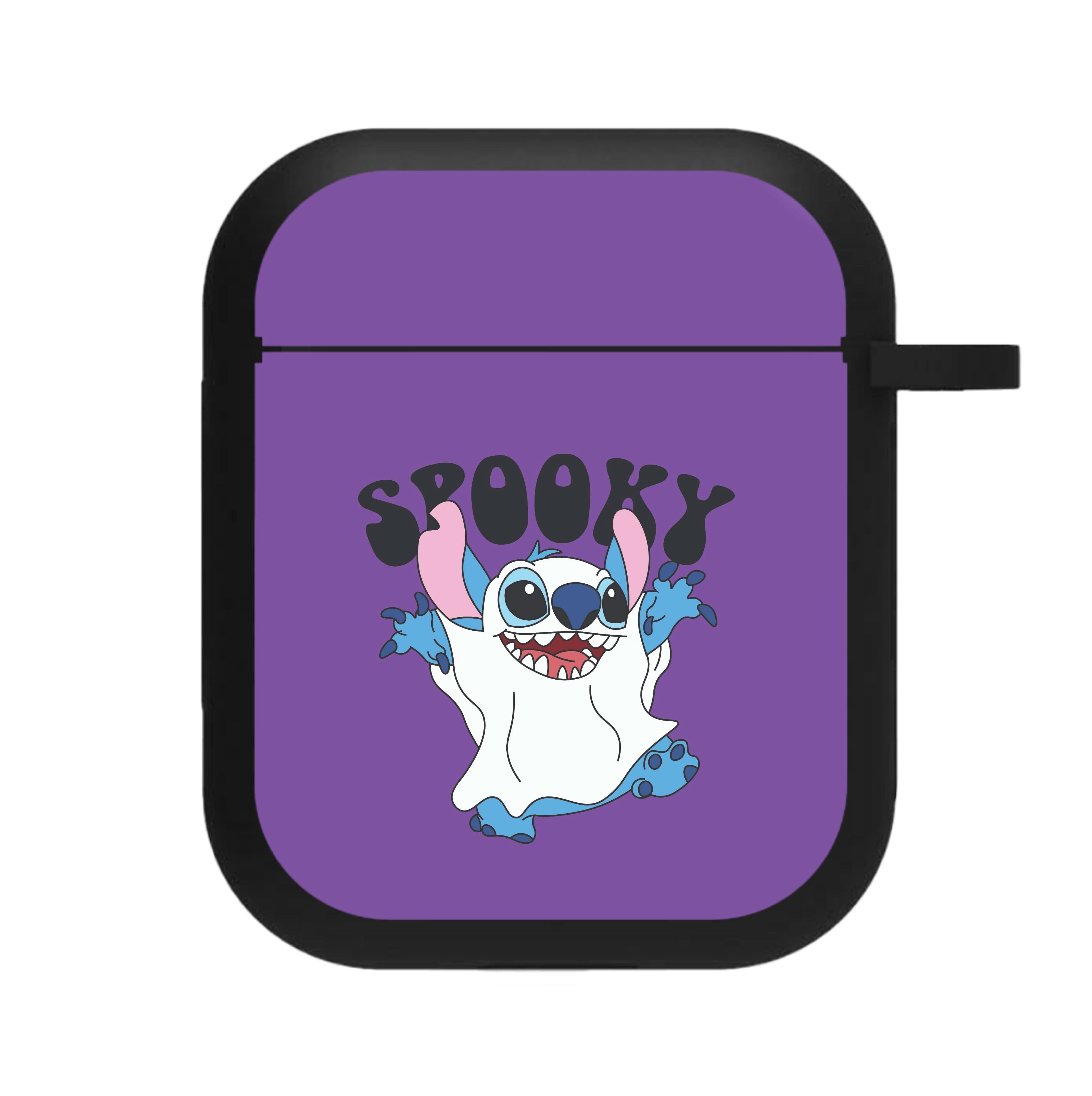 Spooky Cute Blue Alien AirPods Case