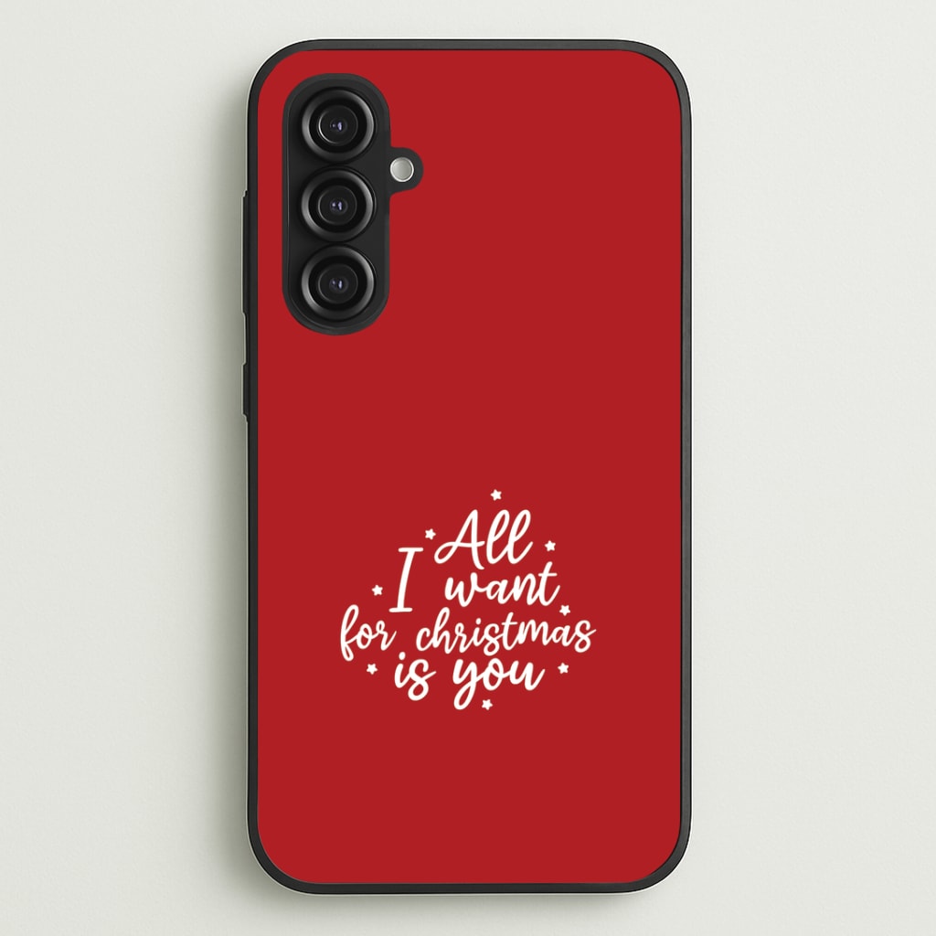 All I Want For Christmas Is You Stars Galaxy S23FE Case