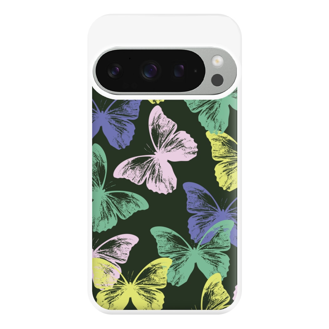 Colourful Butterfly Stamps Pattern Google Pixel 9 Pro XL Case