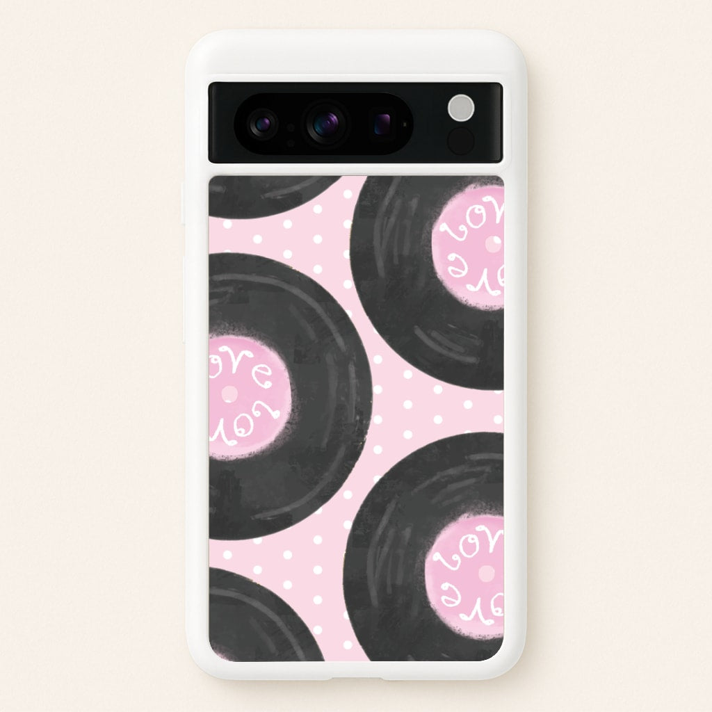 Thrifted Vinyl Polka Pattern Google Pixel 8 Pro Case