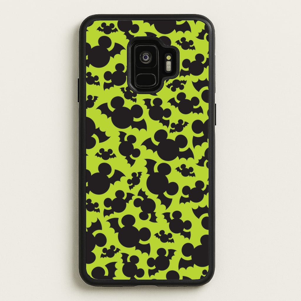 Mouse Bats Pattern Galaxy S9 Case