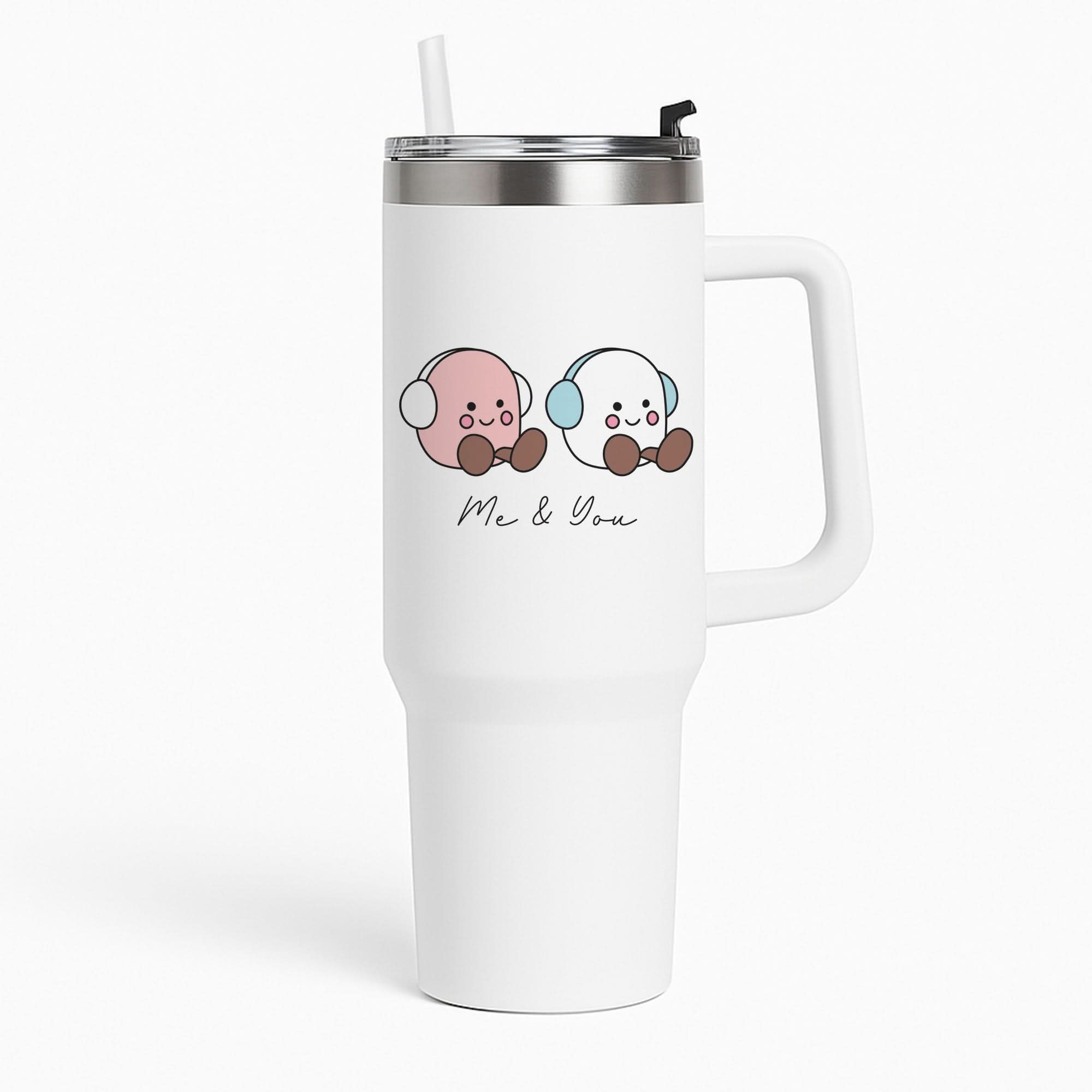 Cute Christmas Marshmellow Plushies Tumbler