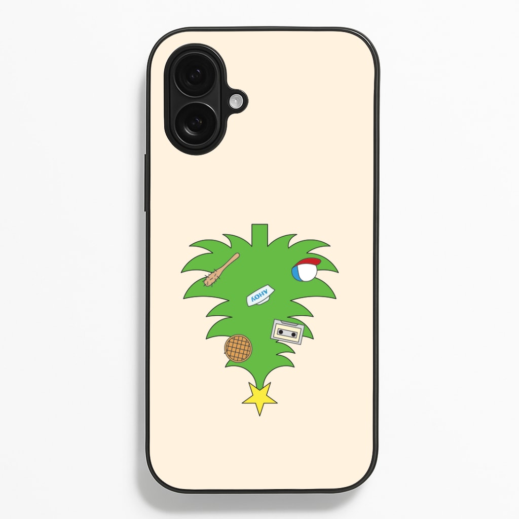 Upside Down Christmas Tree iPhone 16 Plus Case