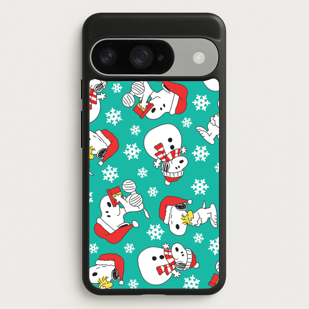 Christmas Cartoon Beagle Pattern Google Pixel 10 / 10 Pro Case