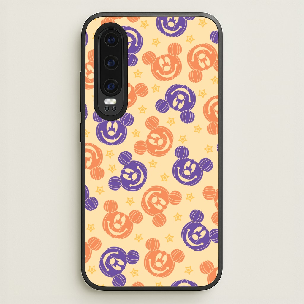 Pumkin Mouse And Stars Pattern Huawei P30 Case