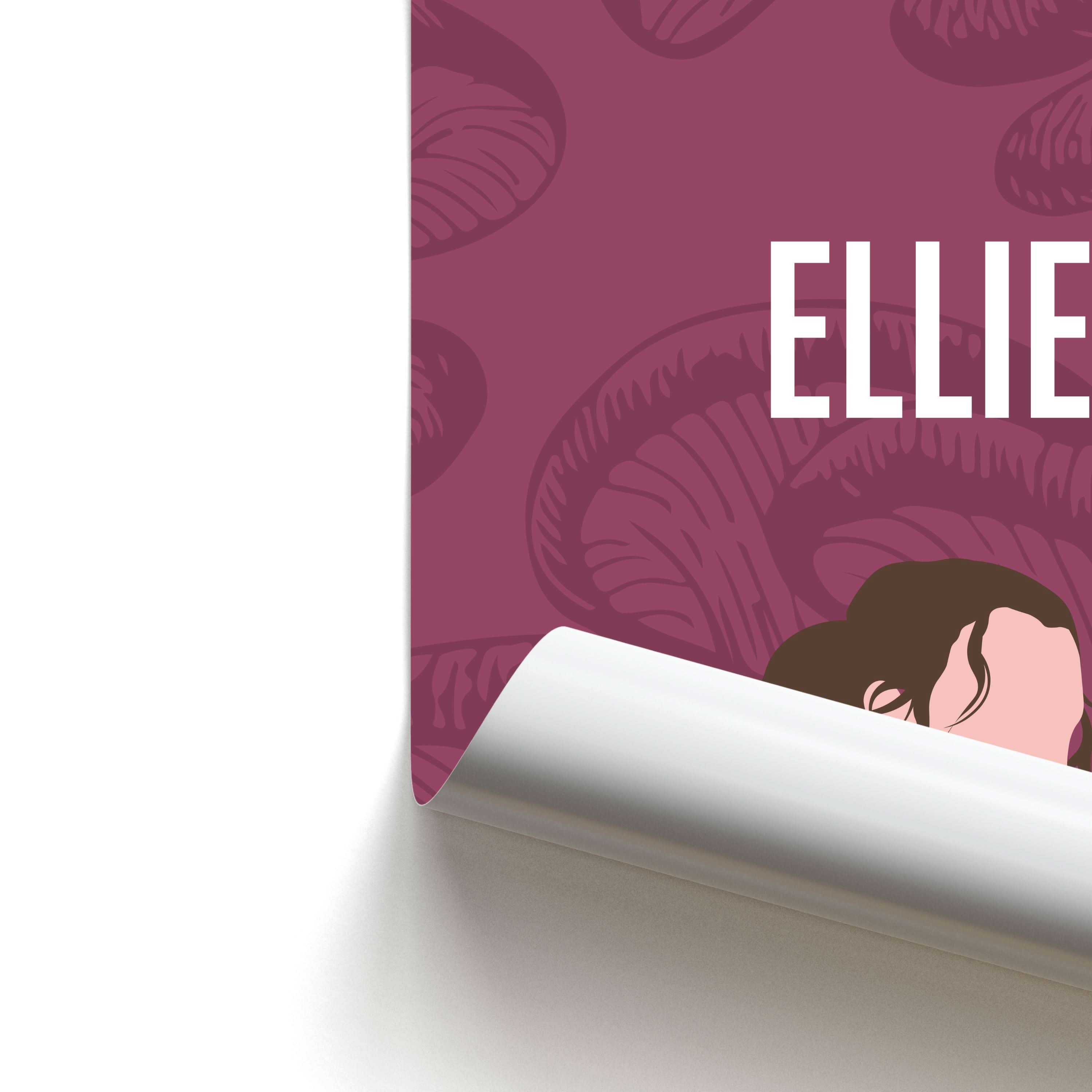 Ellie Mushroom Pattern Poster