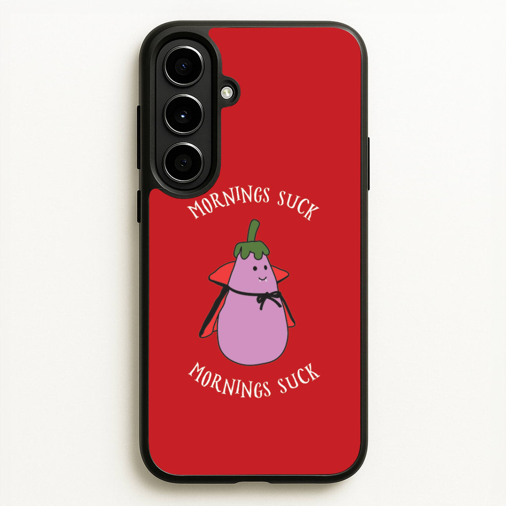 Mornings Suck Plush - Halloween Galaxy A56 Case