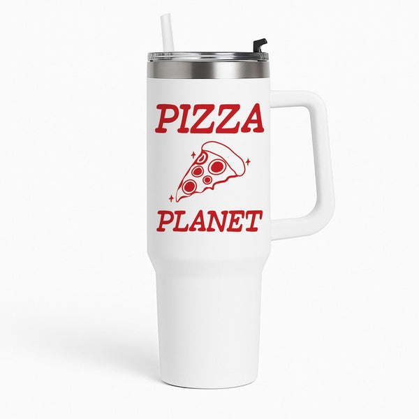 Retro Pizza Planet Tumbler