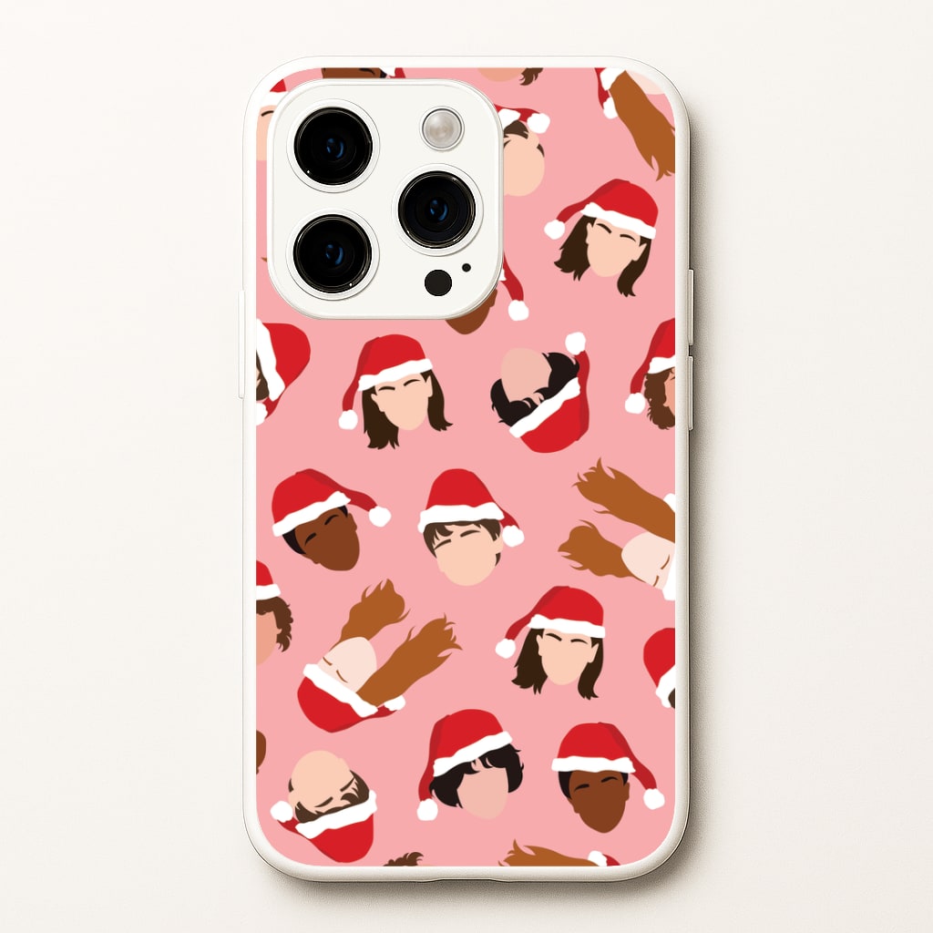 Christmas Stranger Crew Pattern iPhone 14 Pro Case