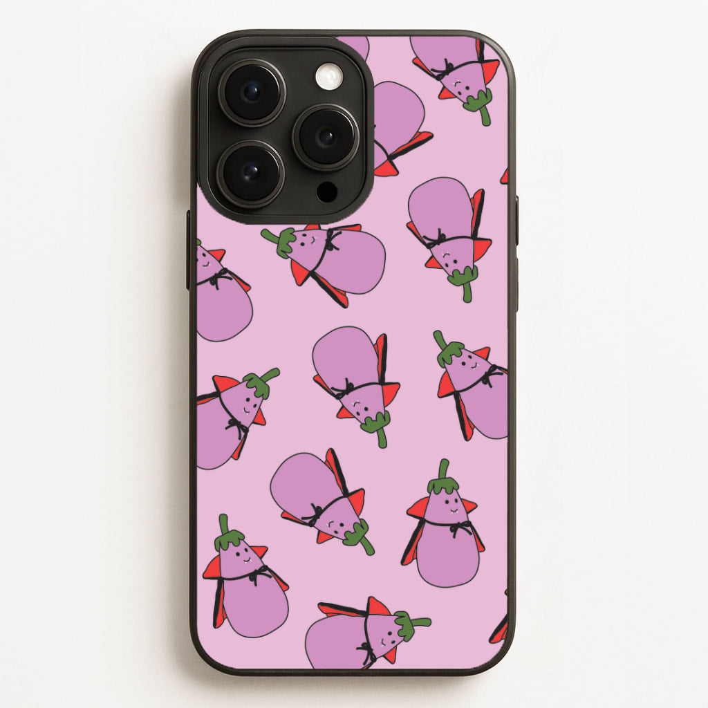 Vampire Vegetable Pattern - Halloween iPhone 12 Pro Max Case