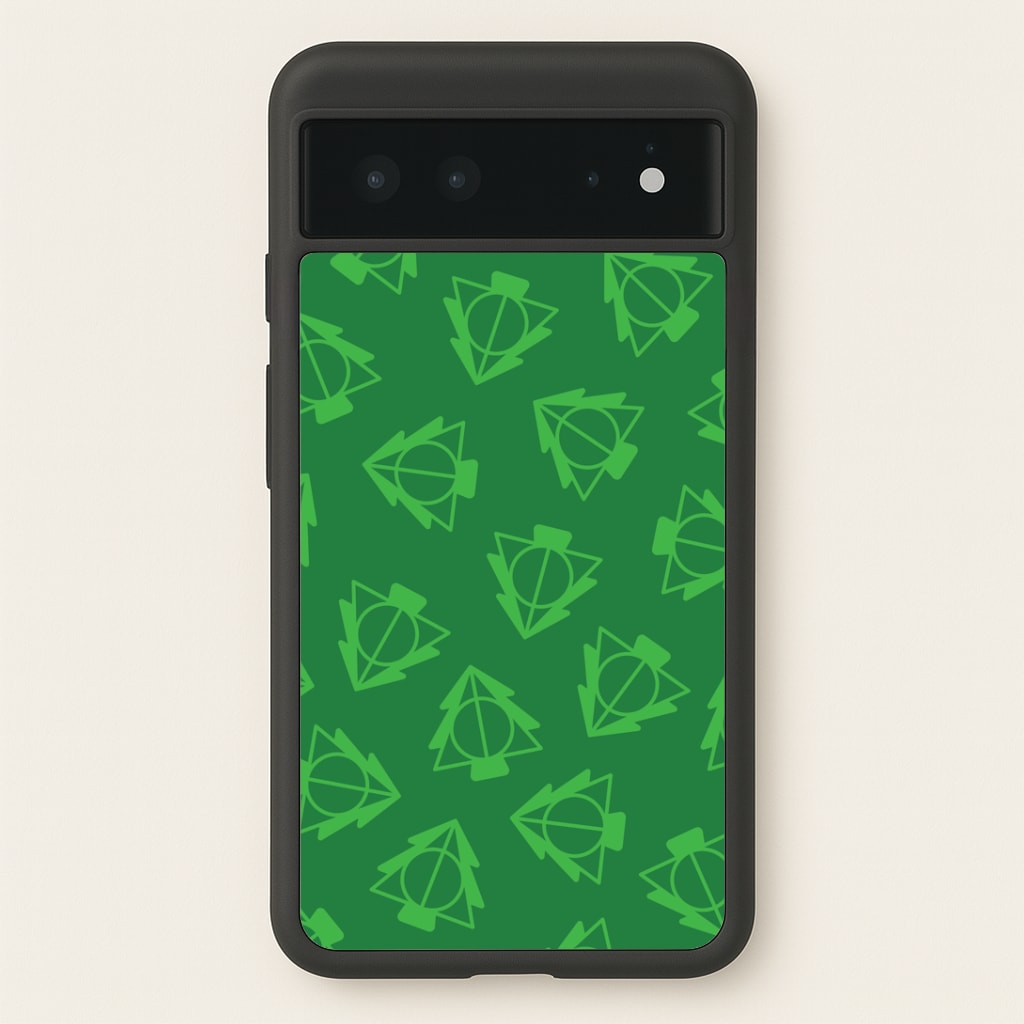 Christmas Tree Wizard Icon Pattern Google Pixel 6 Case