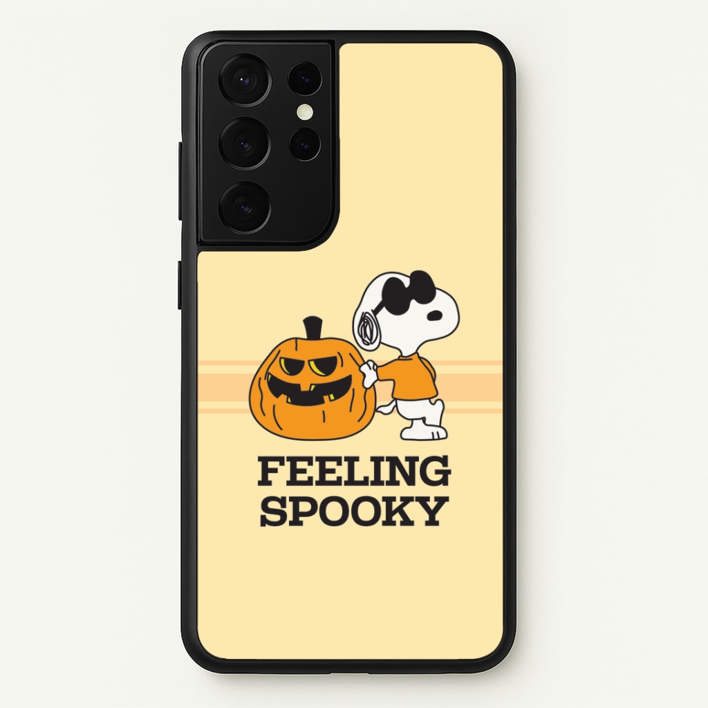 Feeling Spooky Cartoon Beagle Galaxy S21 Ultra Case