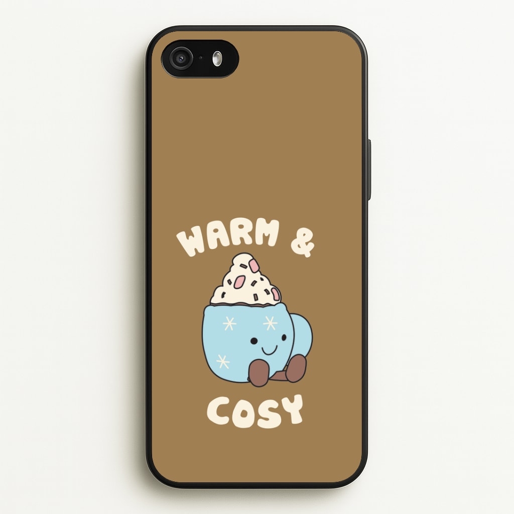 Hot Cocoa Plush Quote iPhone 5 / 5s / SE 2016 Case
