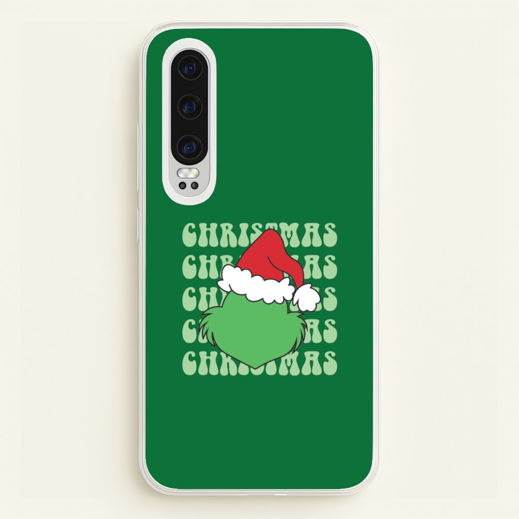 Green Creature Christmas Huawei P30 Case