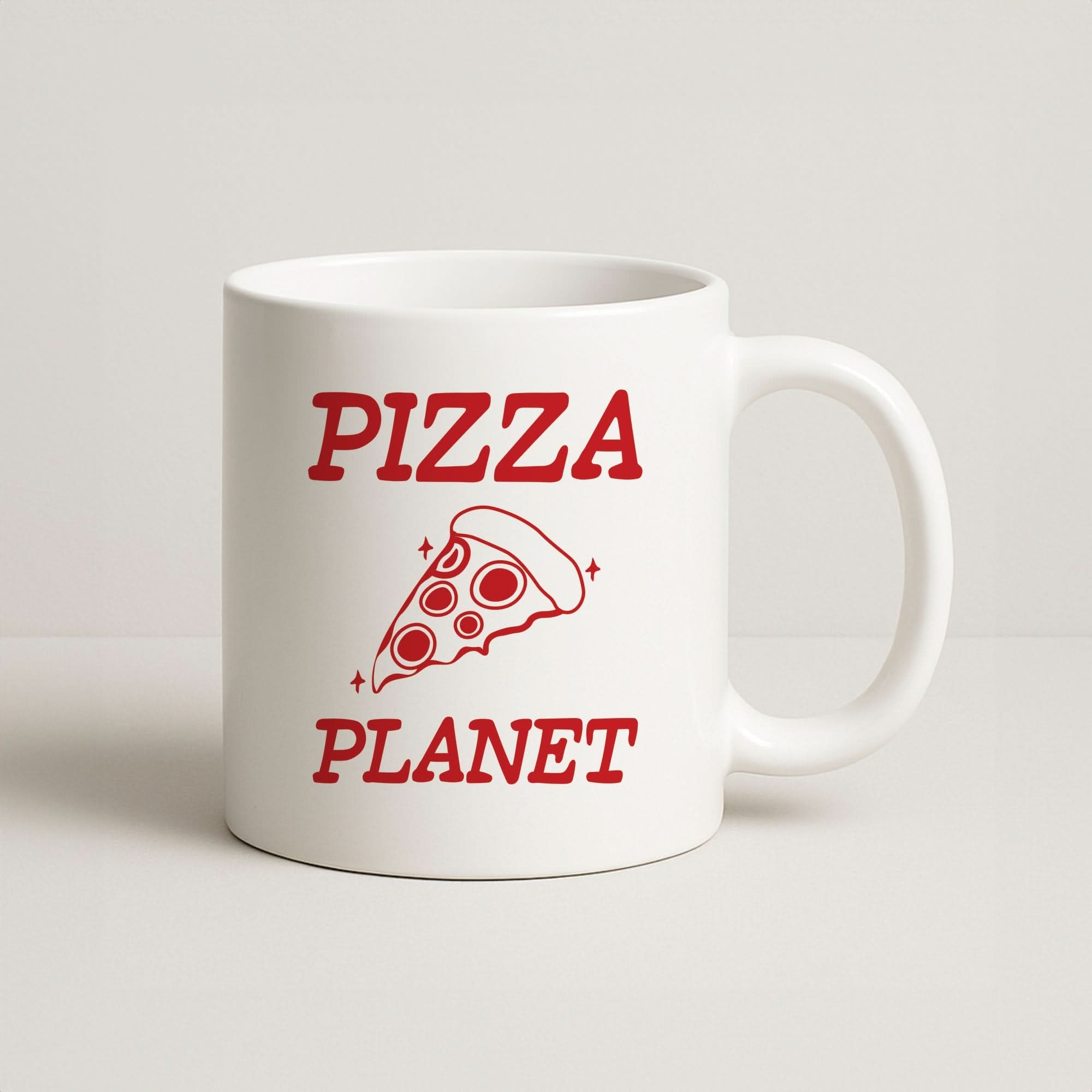 Retro Pizza Planet Coffee Mug