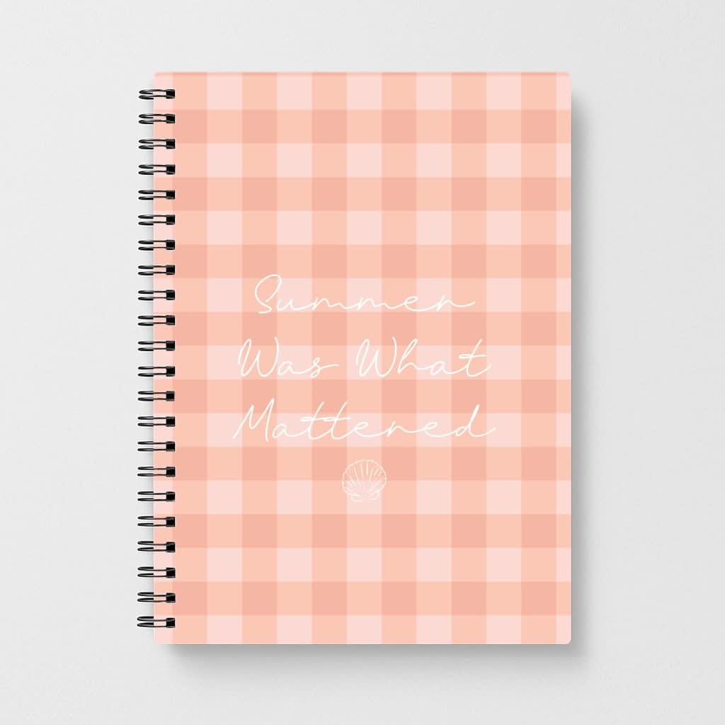Summer Was What Mattered Notebook