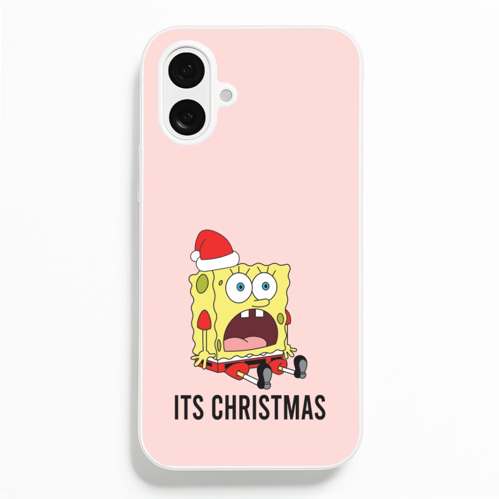 It's Christmas Cartoon Sponge iPhone 16 Plus Case