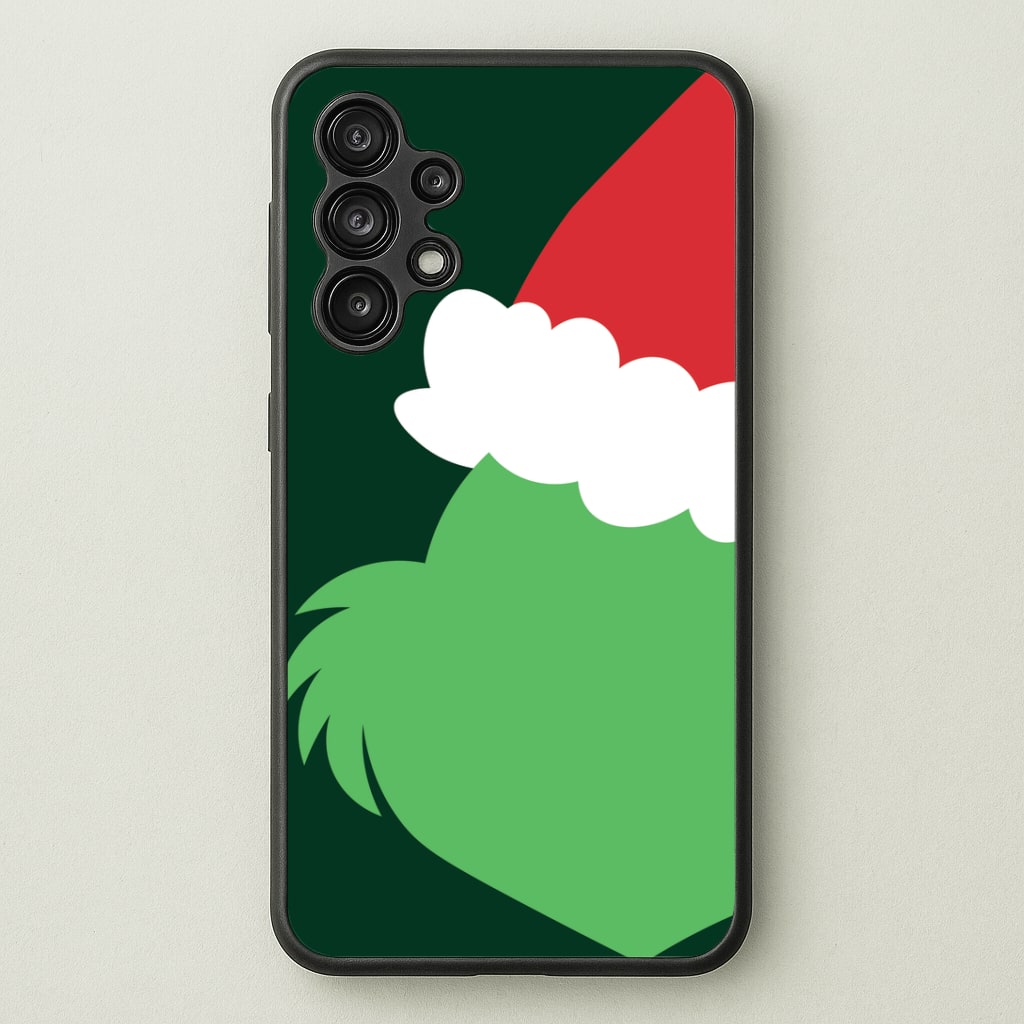 Green Creature Faceless Galaxy A13 Case