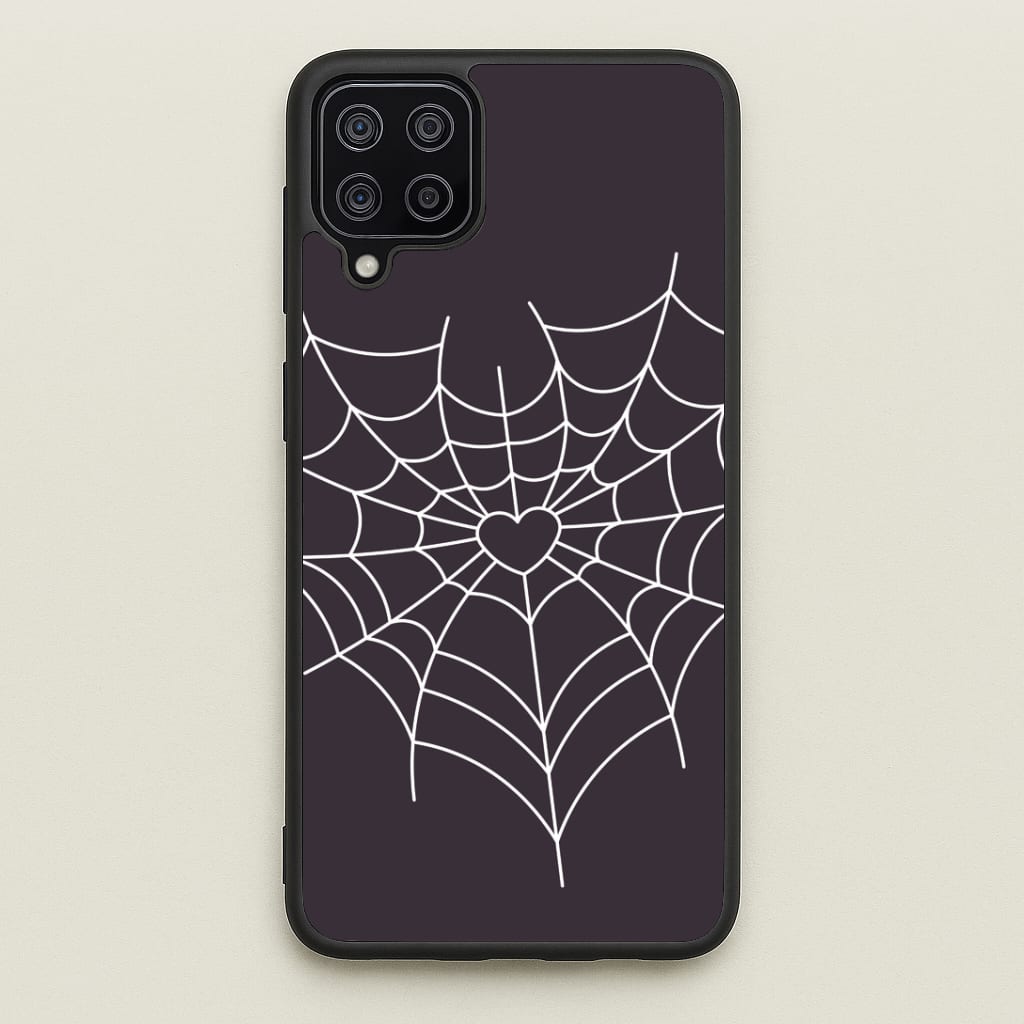 Spiderweb Hearts I Galaxy A12 Case