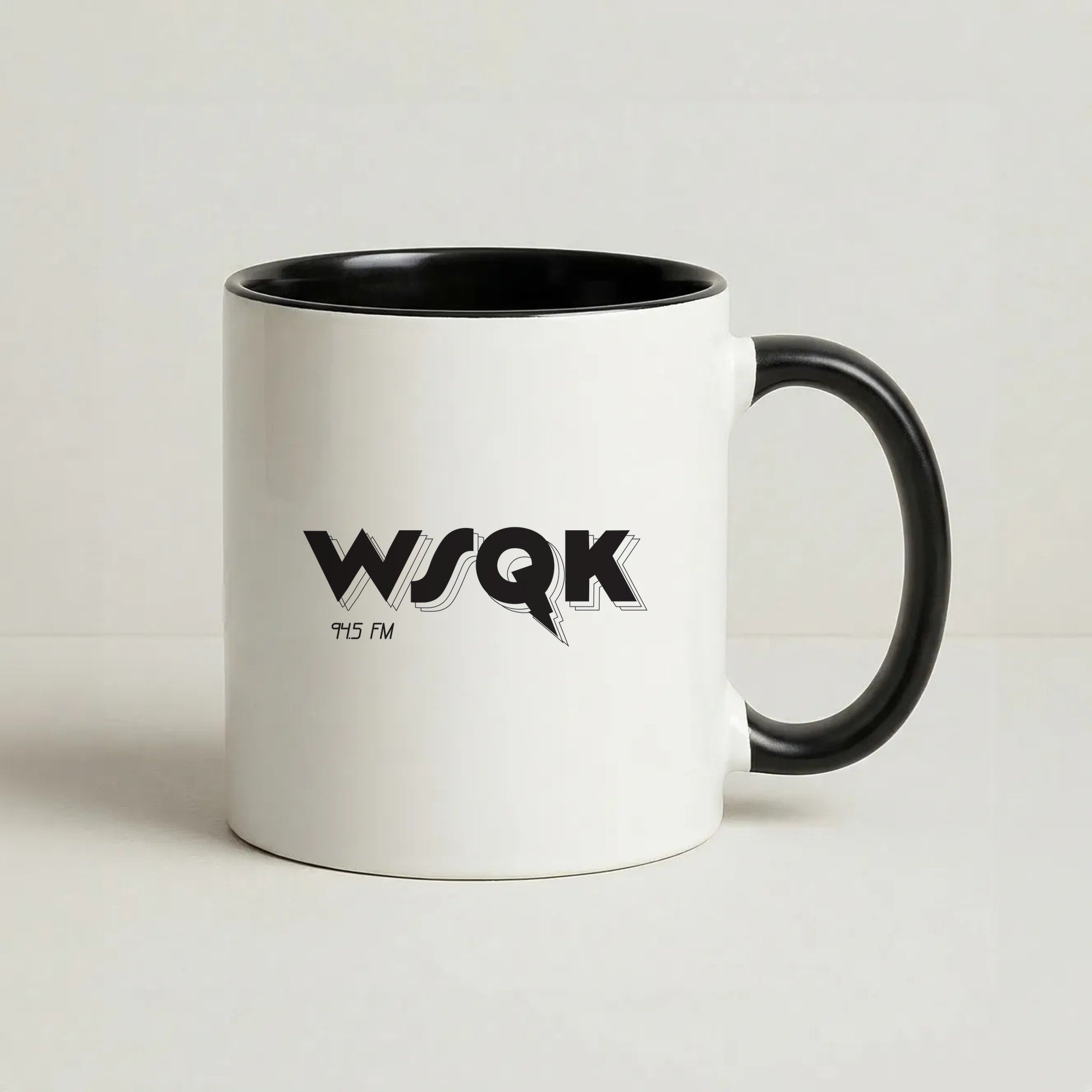 WSQK Radio Coffee Black Mug