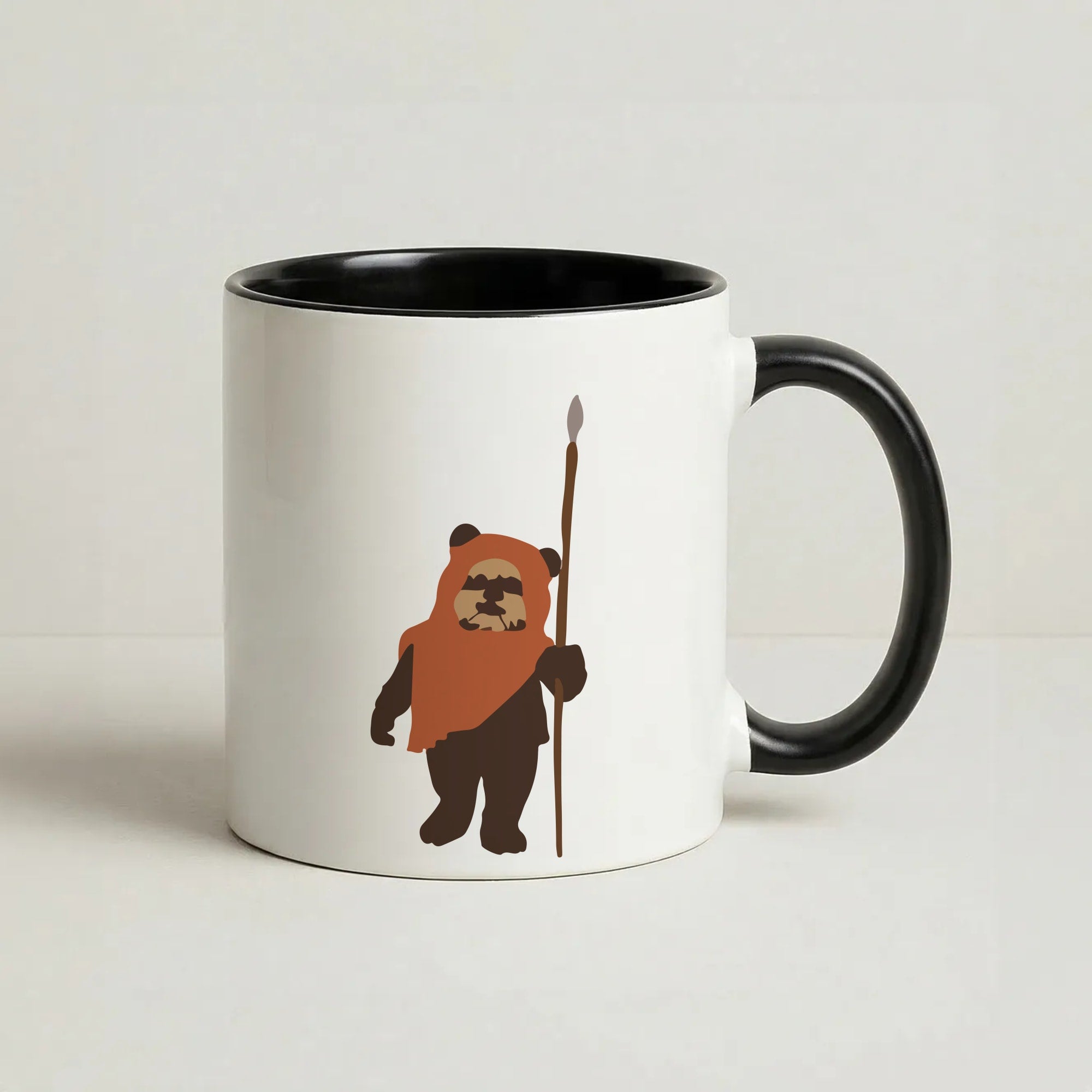 Ewok Coffee Black Mug