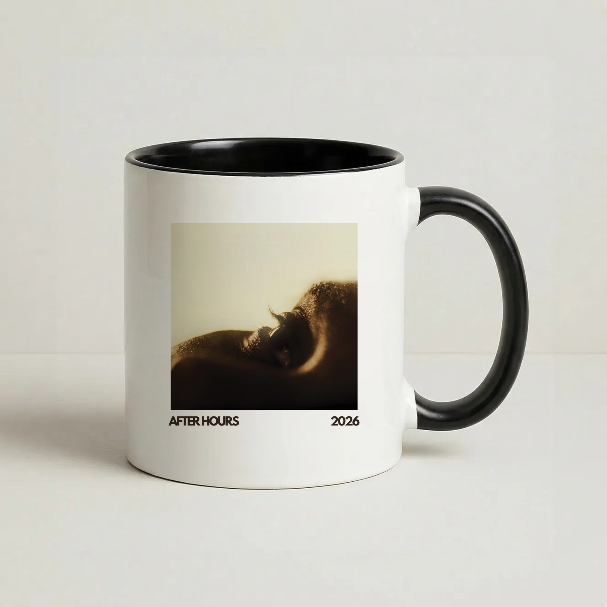 AH Album Coffee Black Mug