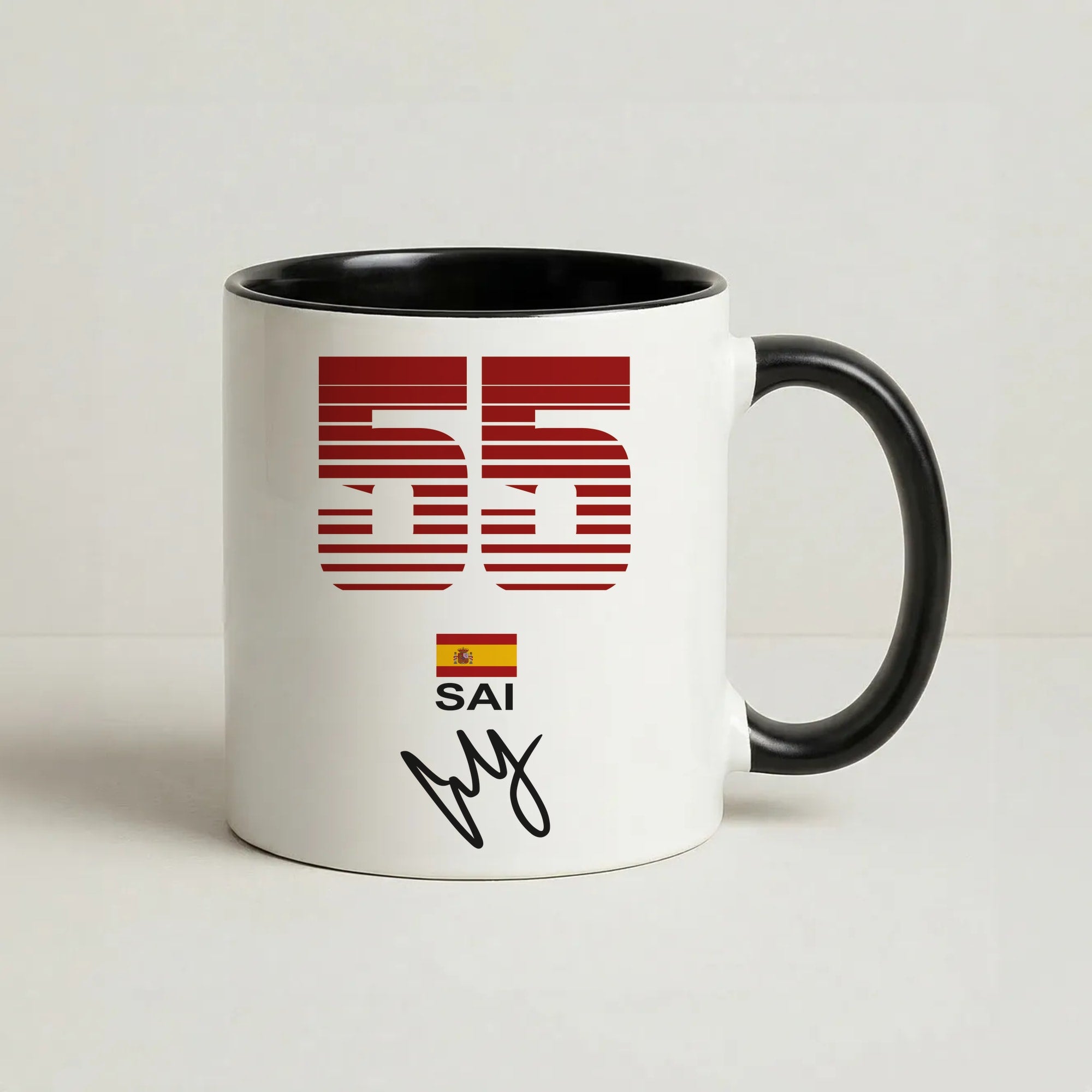 Sainz - F1 Coffee Black Mug
