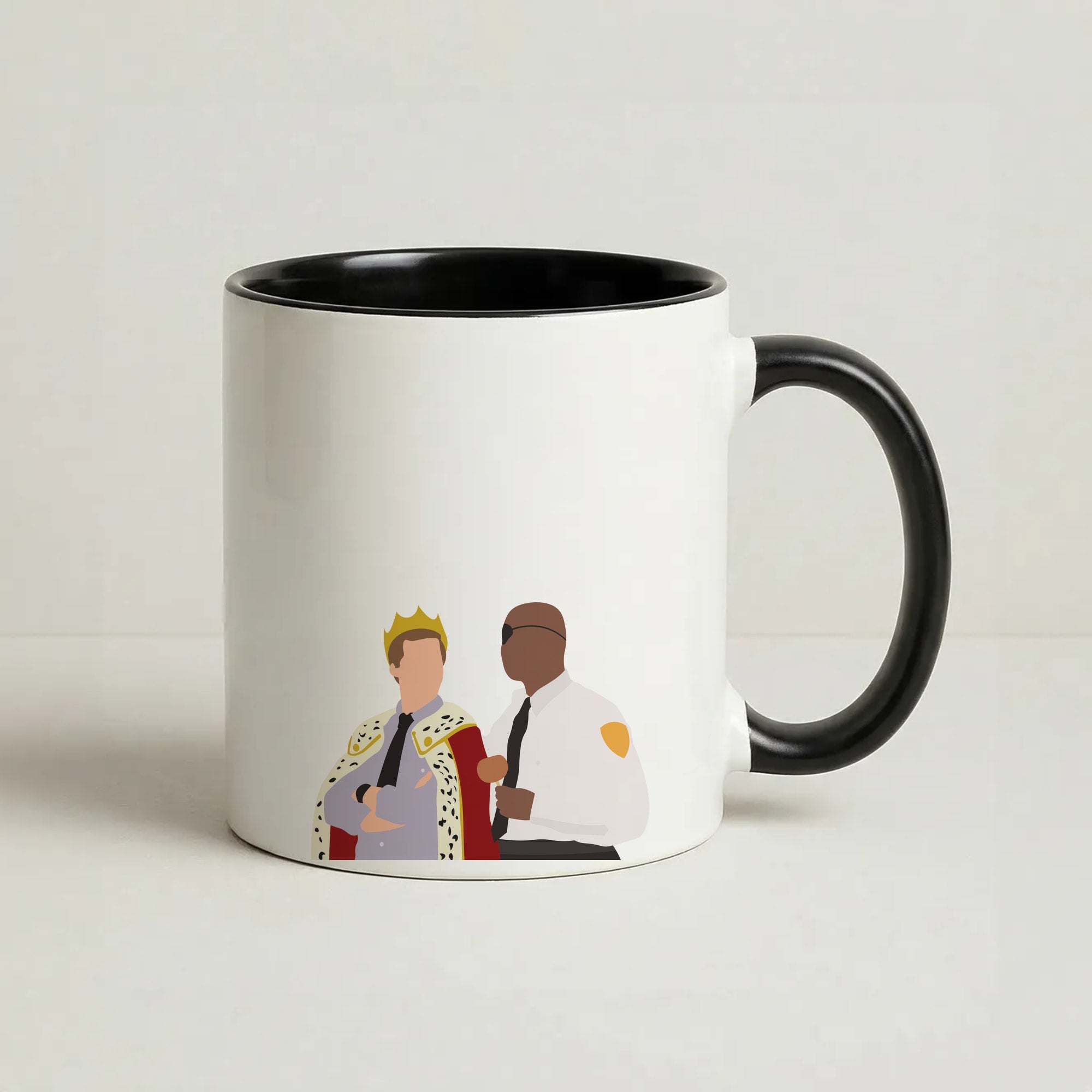Jake and Holt B99 - Halloween Specials Coffee Black Mug