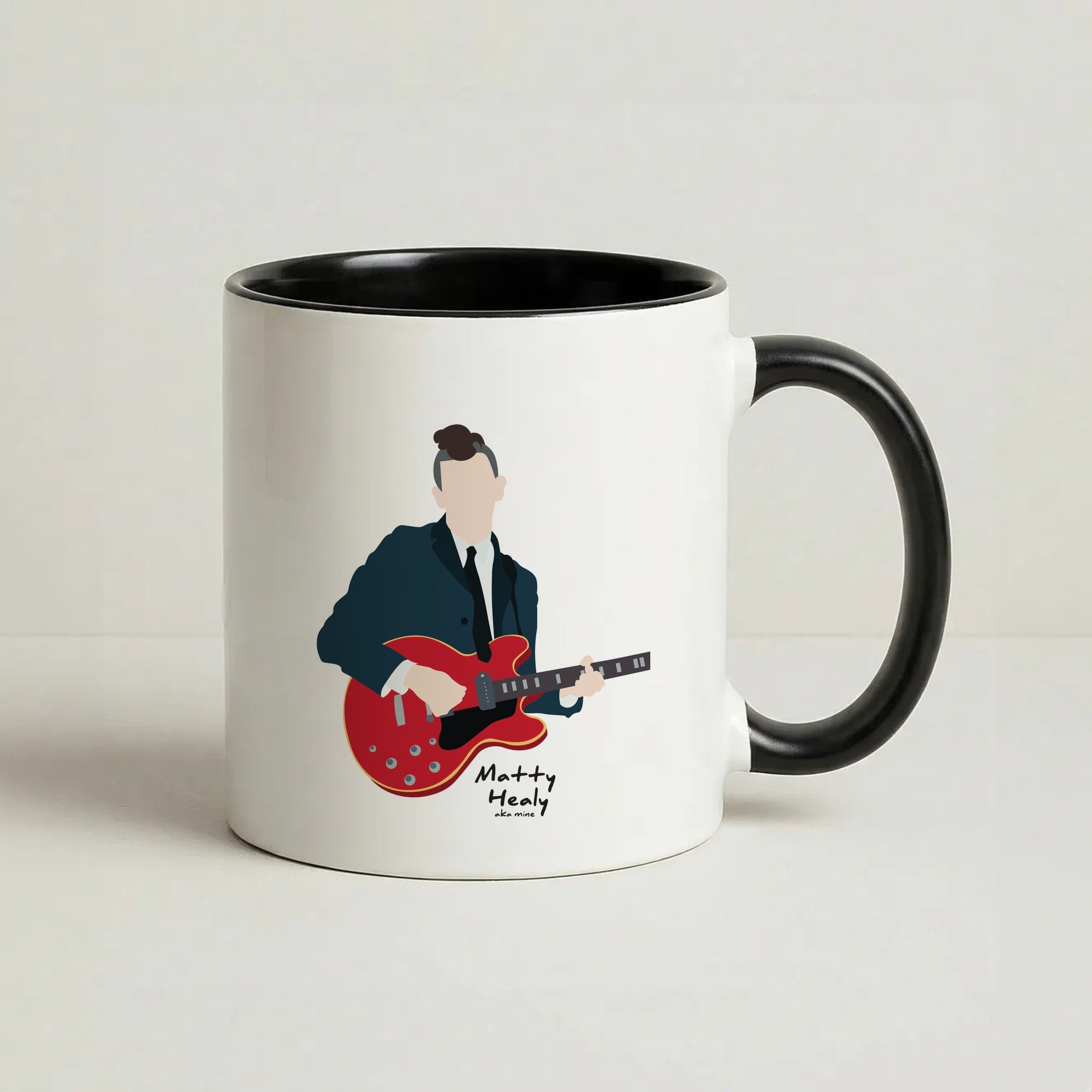 Matt Healy - The 1975 Coffee Black Mug