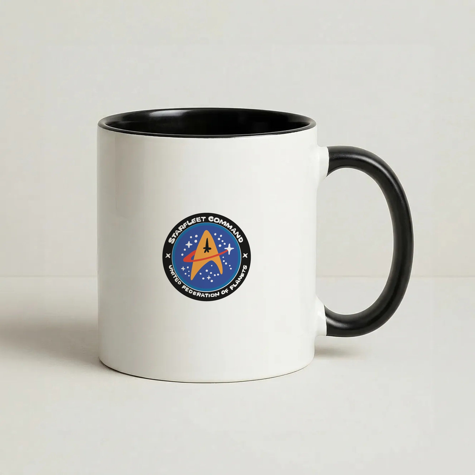 Starfleet command Coffee Black Mug