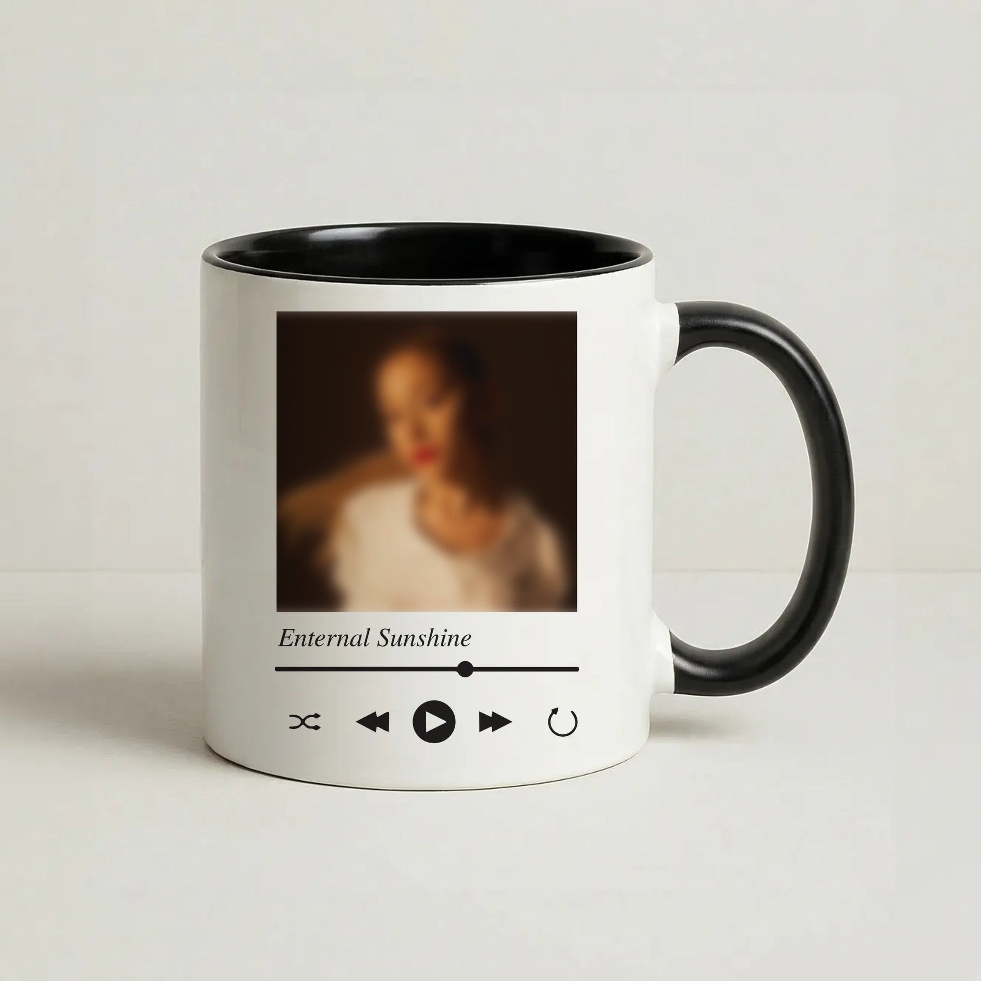 Sunshine Music Player Coffee Black Mug