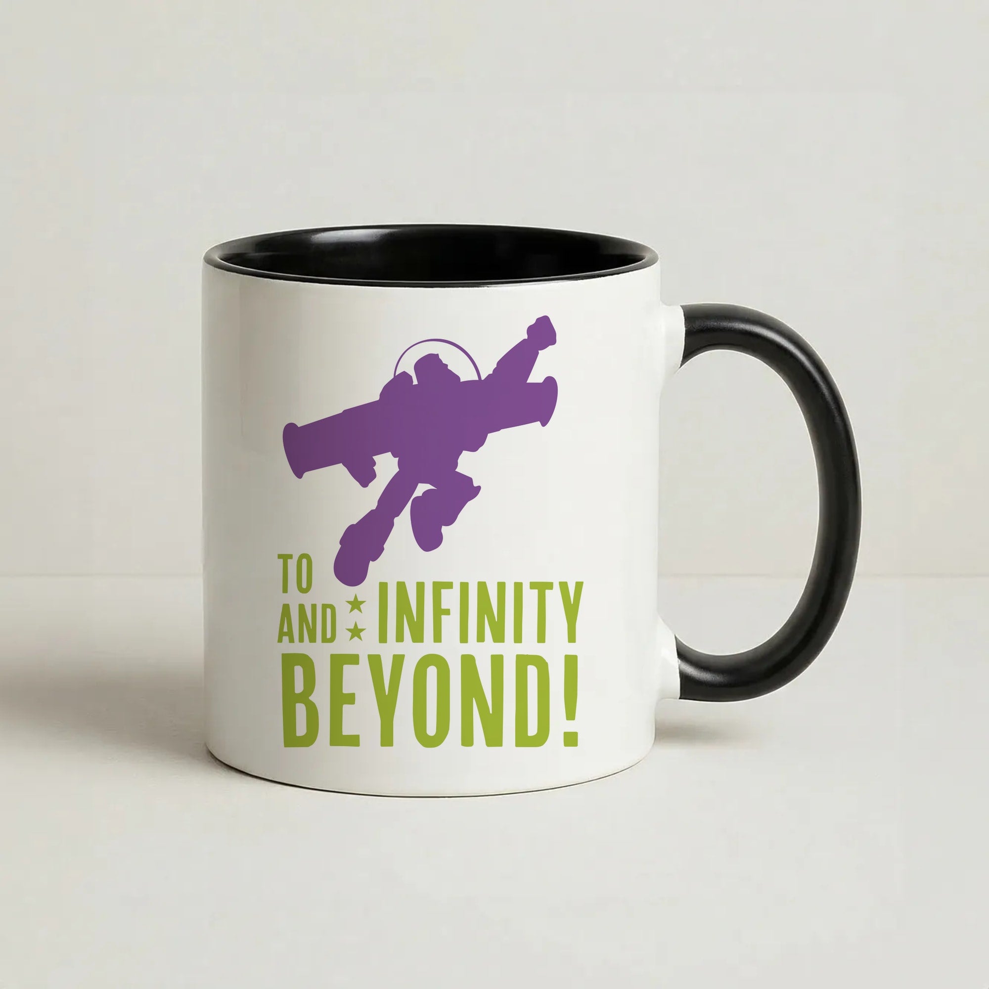 Infinity And Beyond Coffee Black Mug
