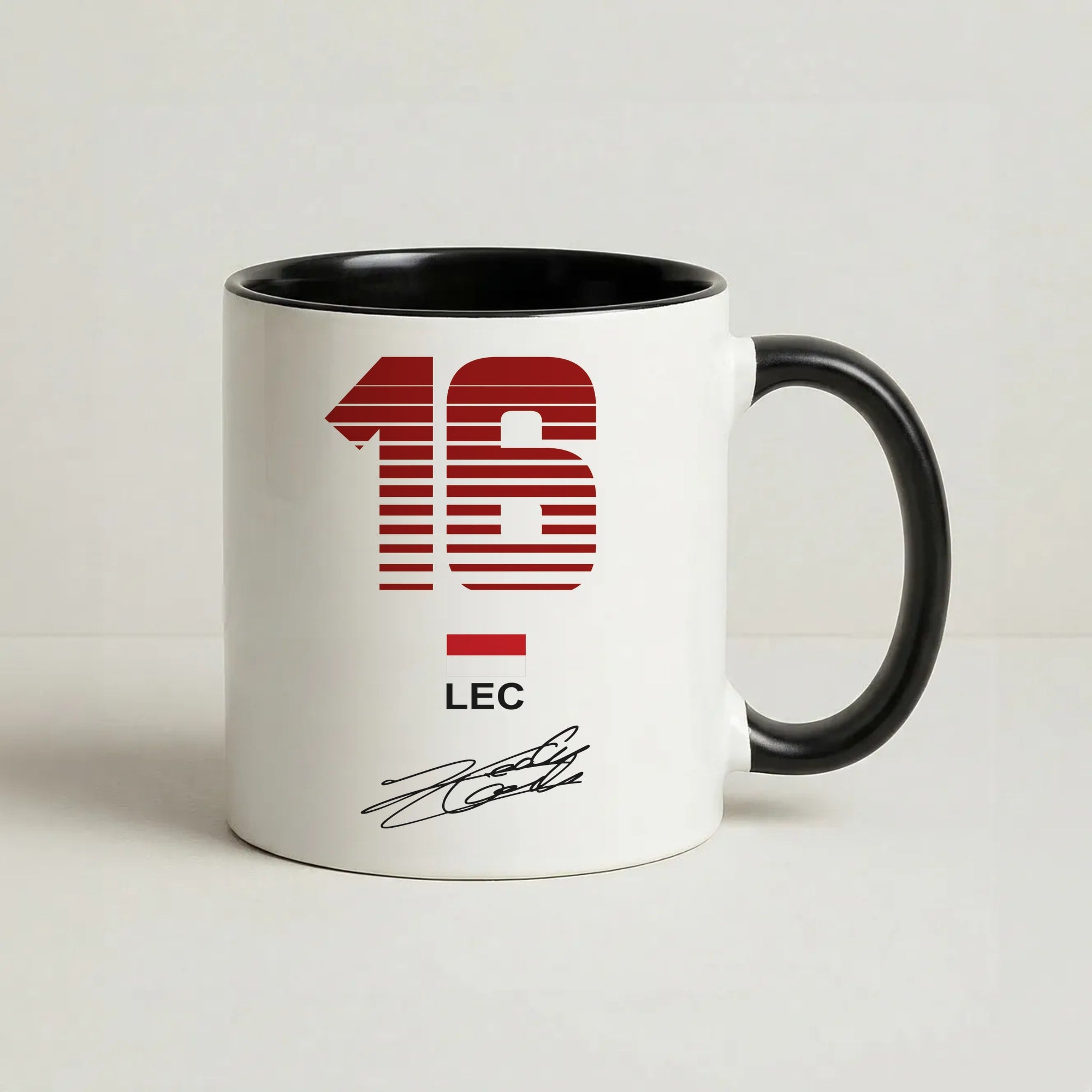 Leclerc - F1 Coffee Black Mug