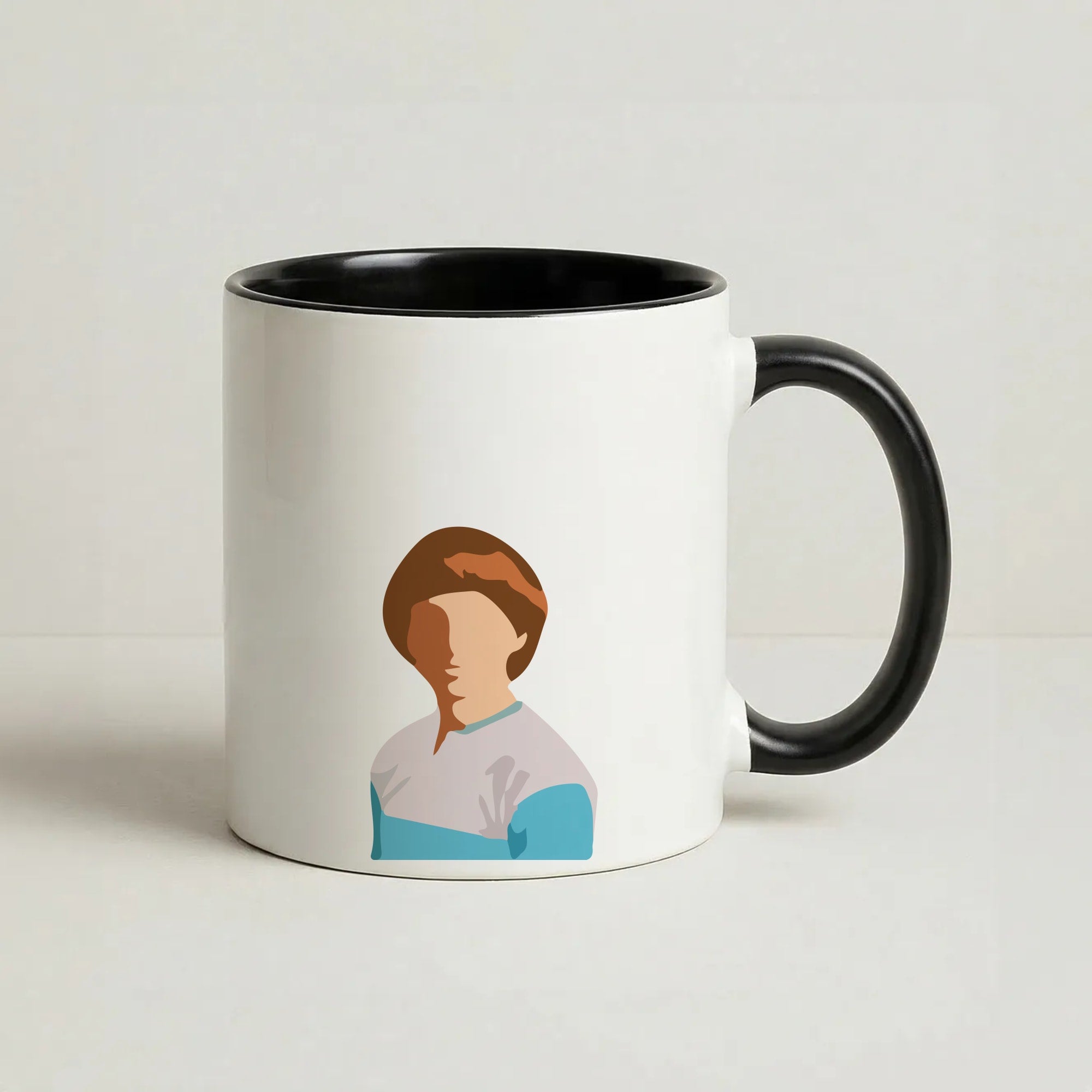 Faceless Will - Stranger Things Coffee Black Mug