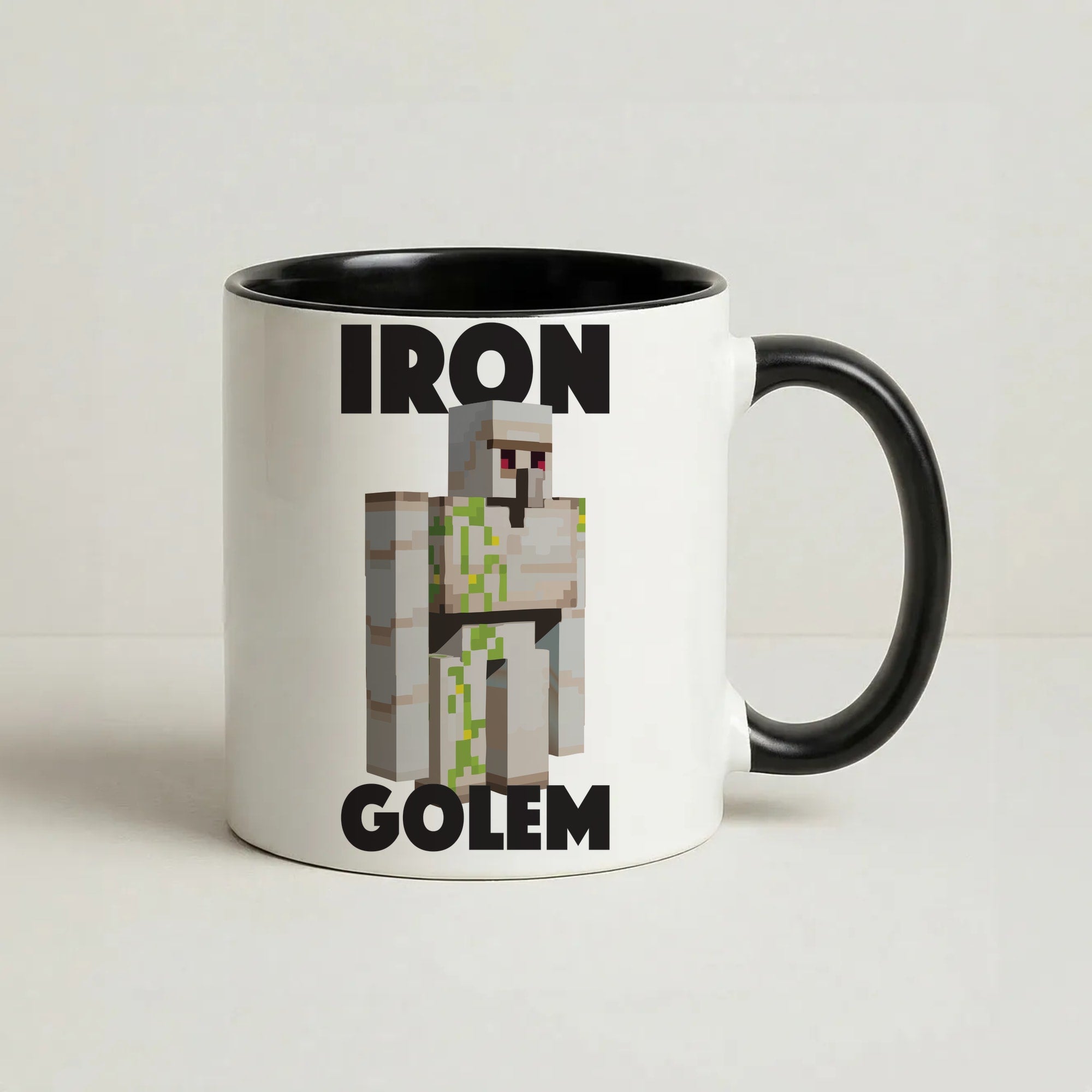 Iron Golem Coffee Black Mug