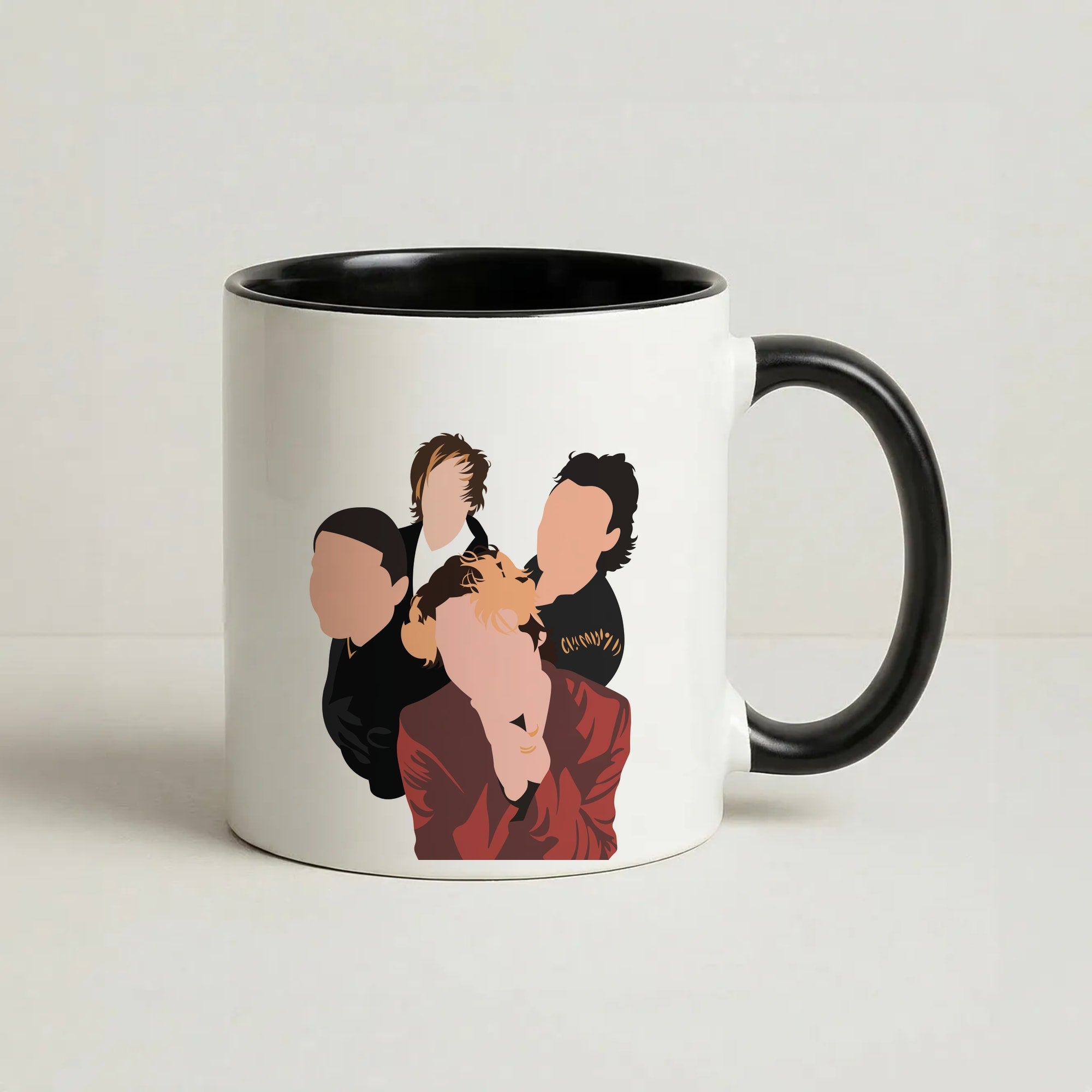 Group Photo Coffee Black Mug