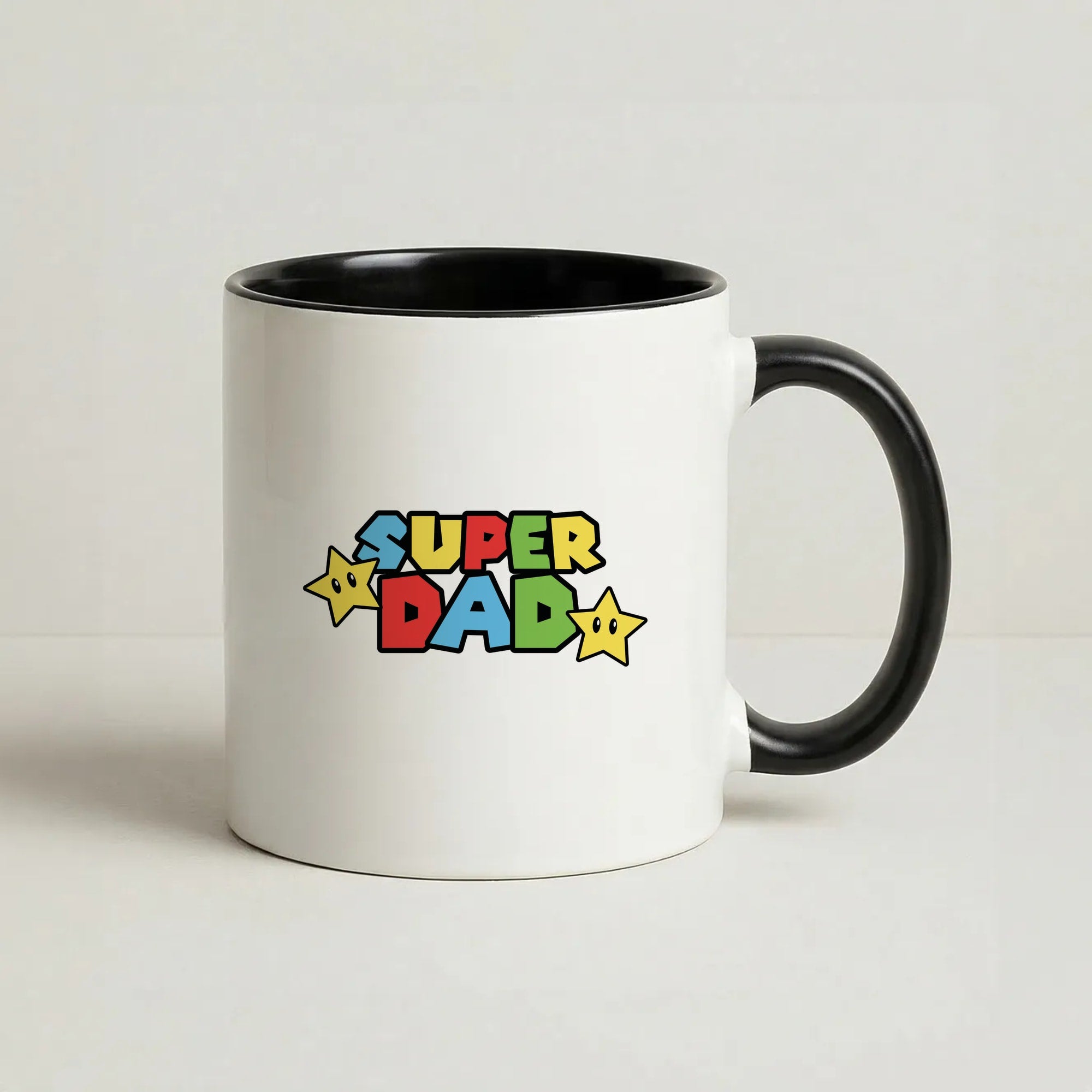 Super Dad Coffee Black Mug