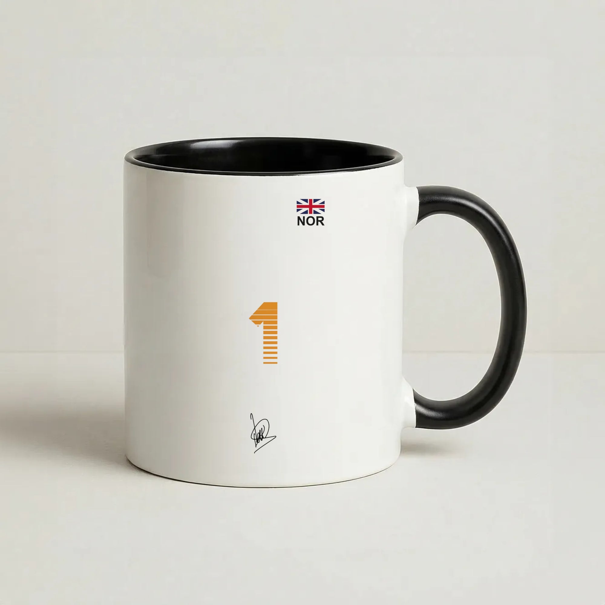 LN1 - Norris Coffee Black Mug