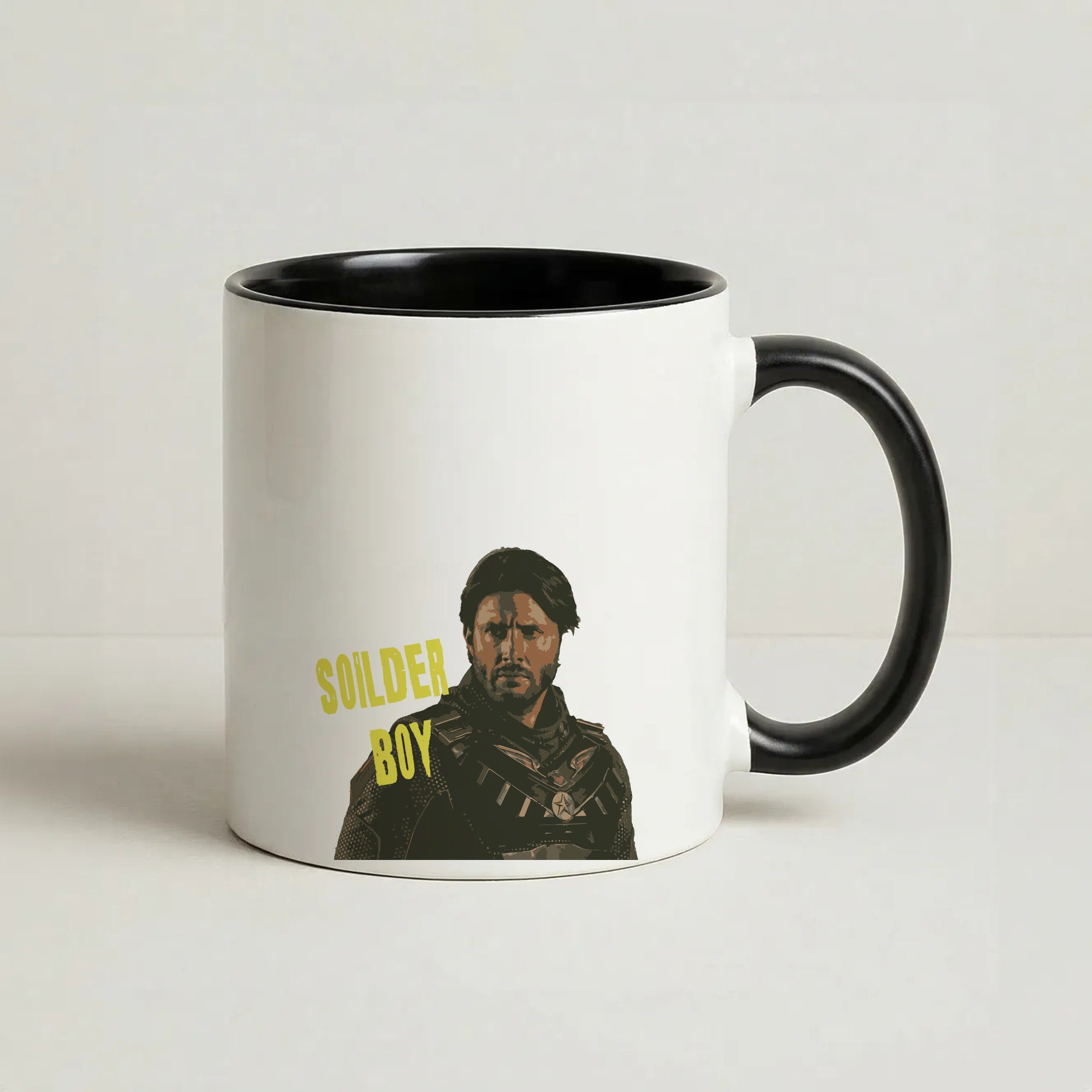 Soldier Boy Coffee Black Mug
