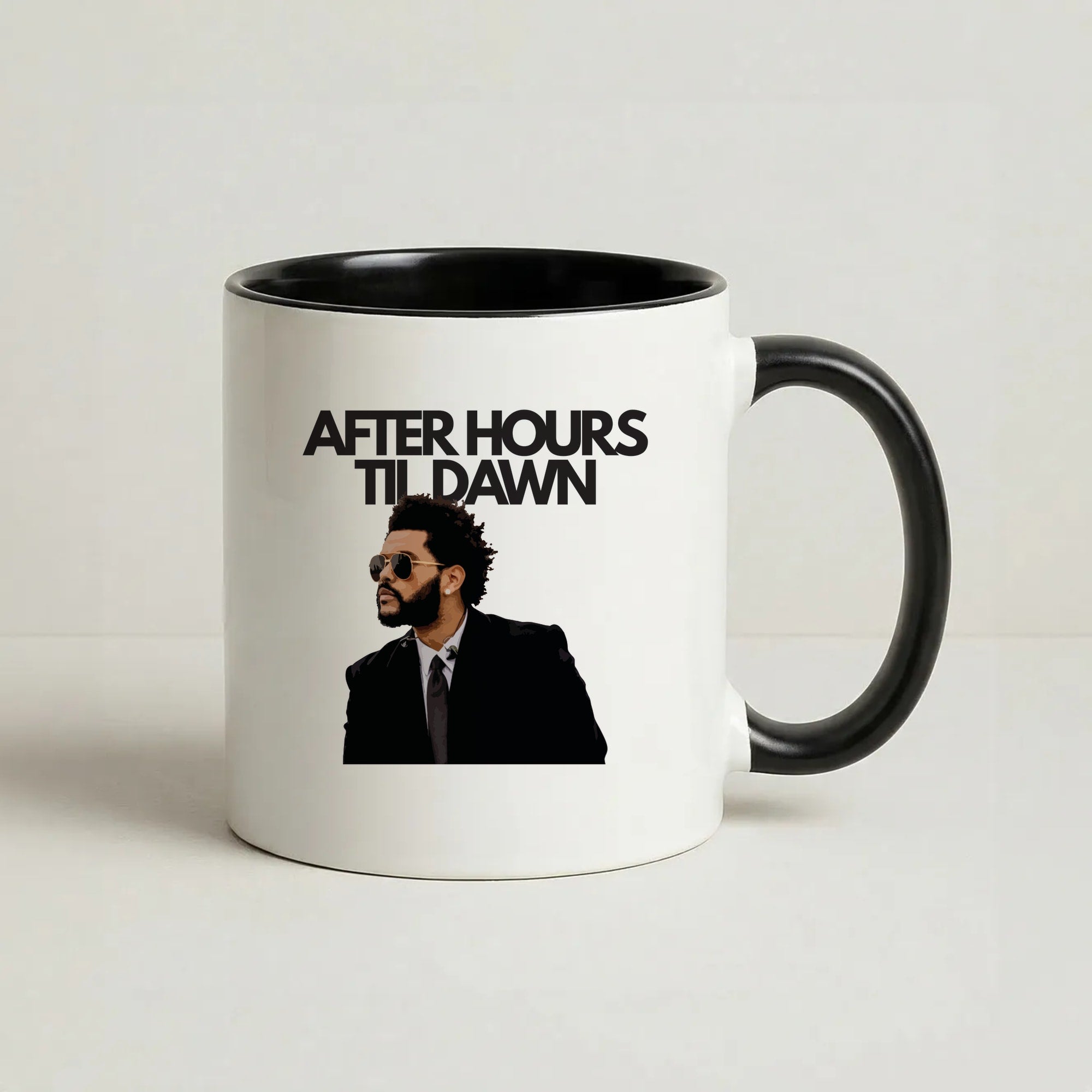 AHTD Singer Coffee Black Mug