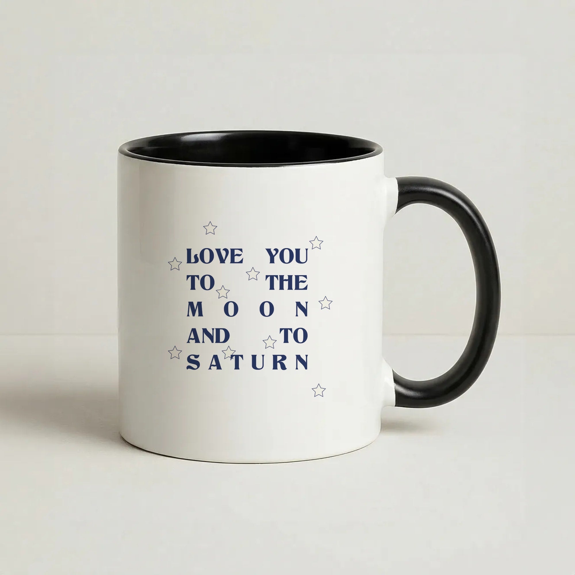 Love You To The Moon And To Saturn - Taylor Coffee Black Mug