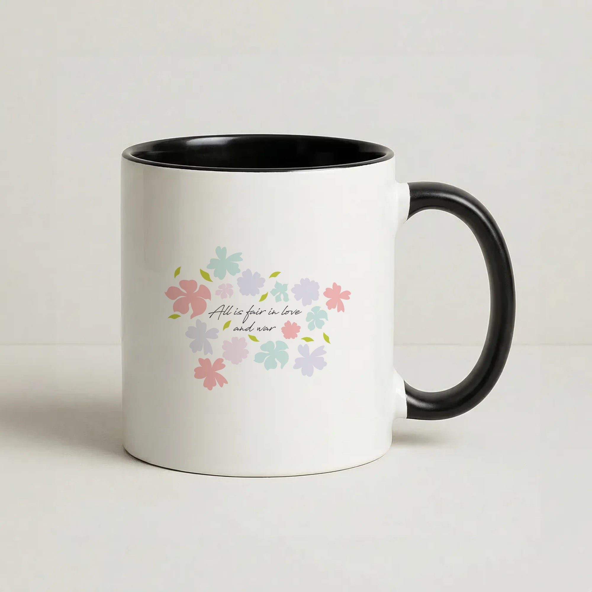 All Is Fair In Love And War Coffee Black Mug