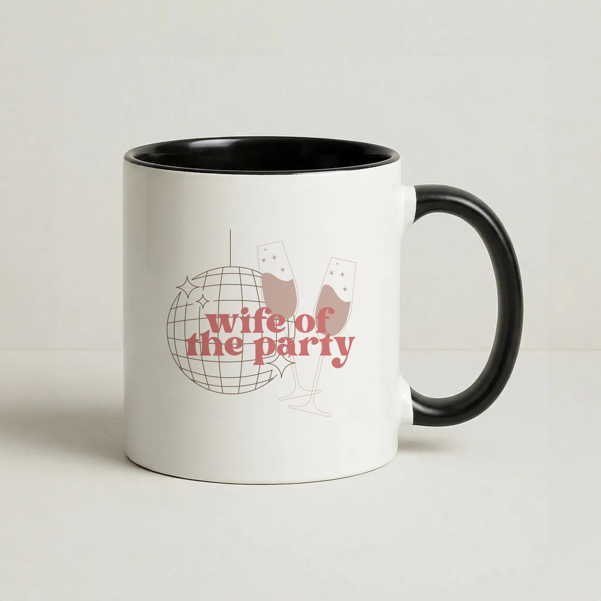 Wife Of The Party - Bridal Coffee Black Mug