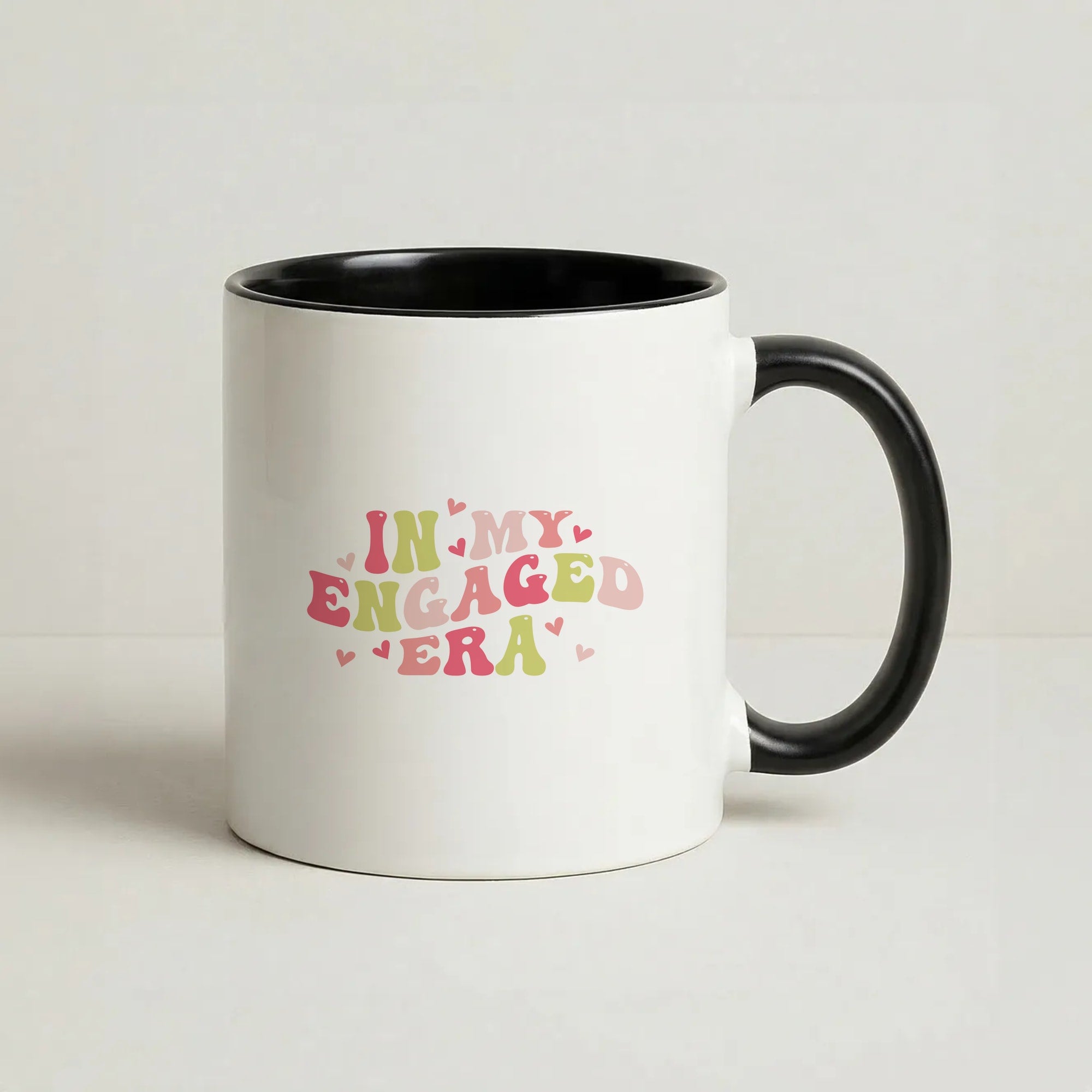 In My Engaged Era - Bridal Coffee Black Mug