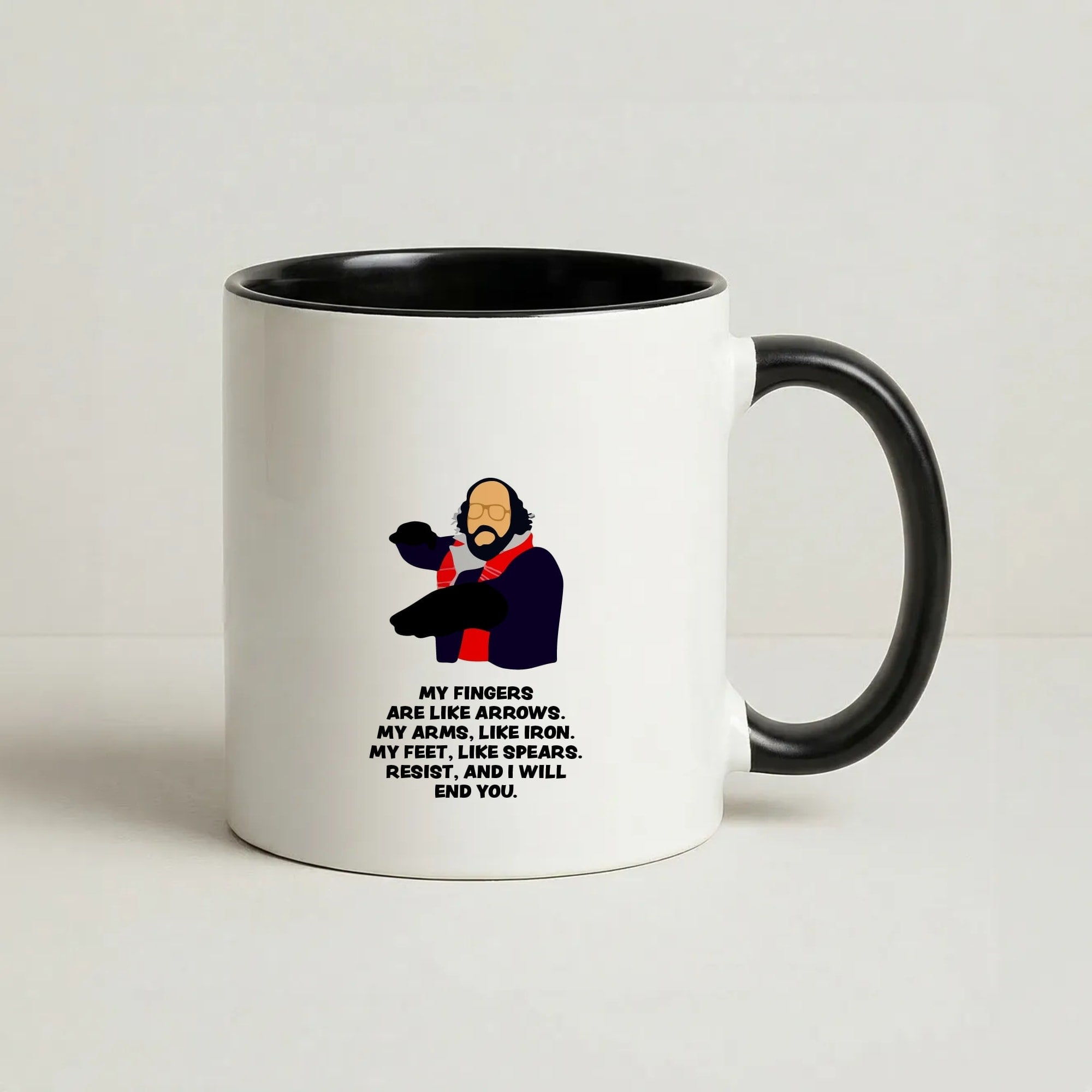 Murray Quote Coffee Black Mug